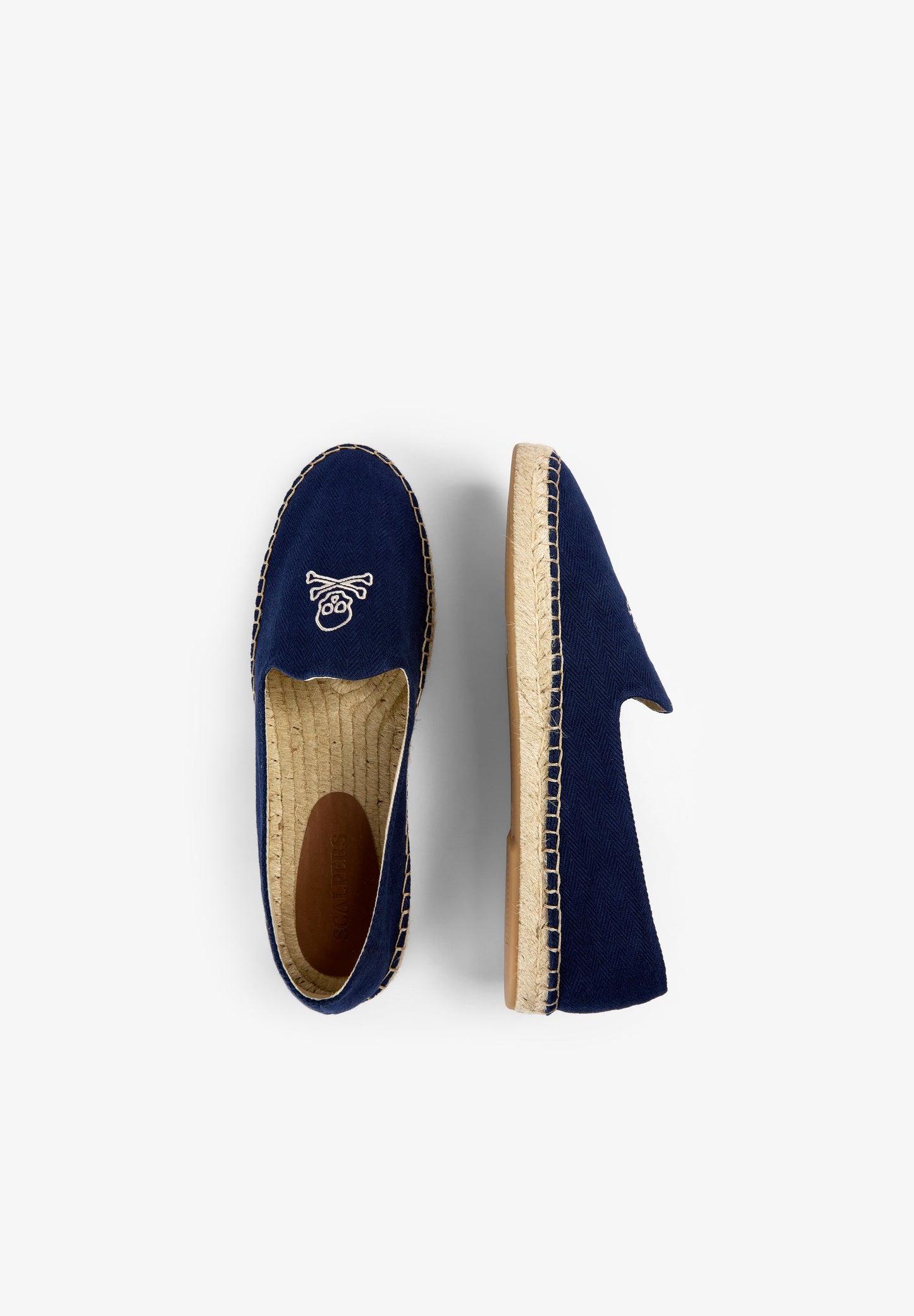 CONTRAST SKULL ESPADRILLES