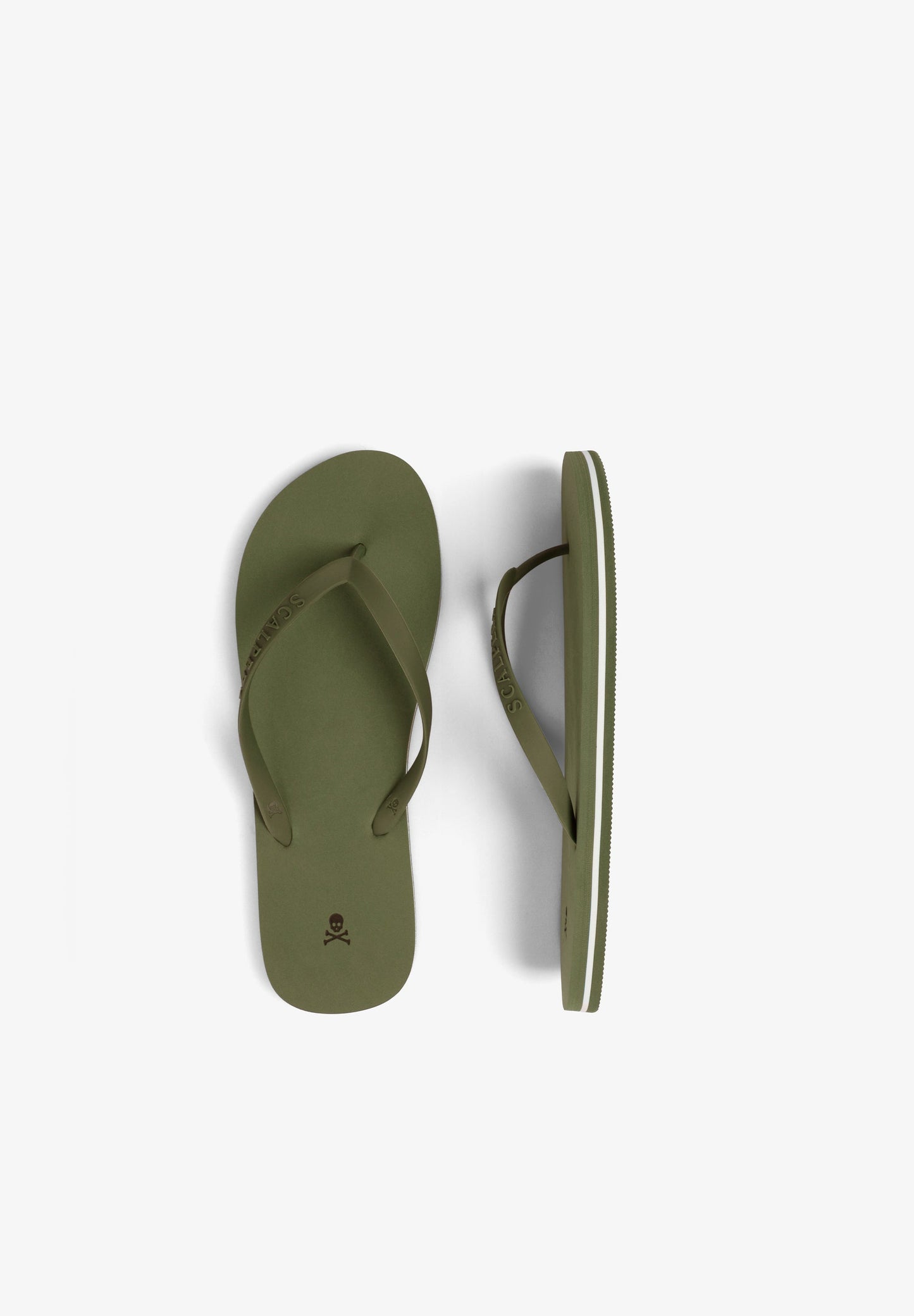 CONTRAST SOLE FLIP-FLOPS