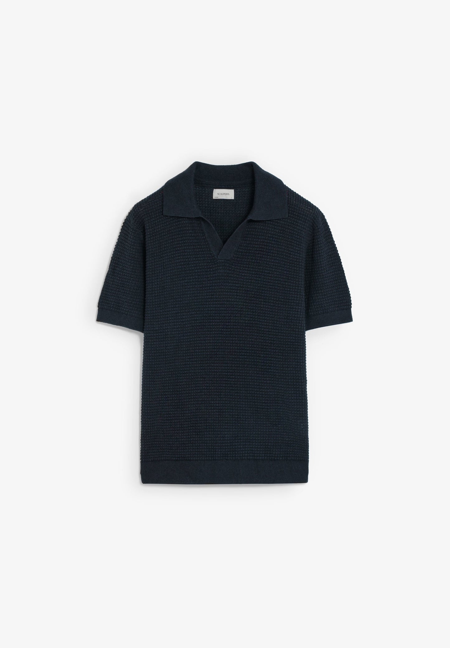 CROCHET POLO SHIRT