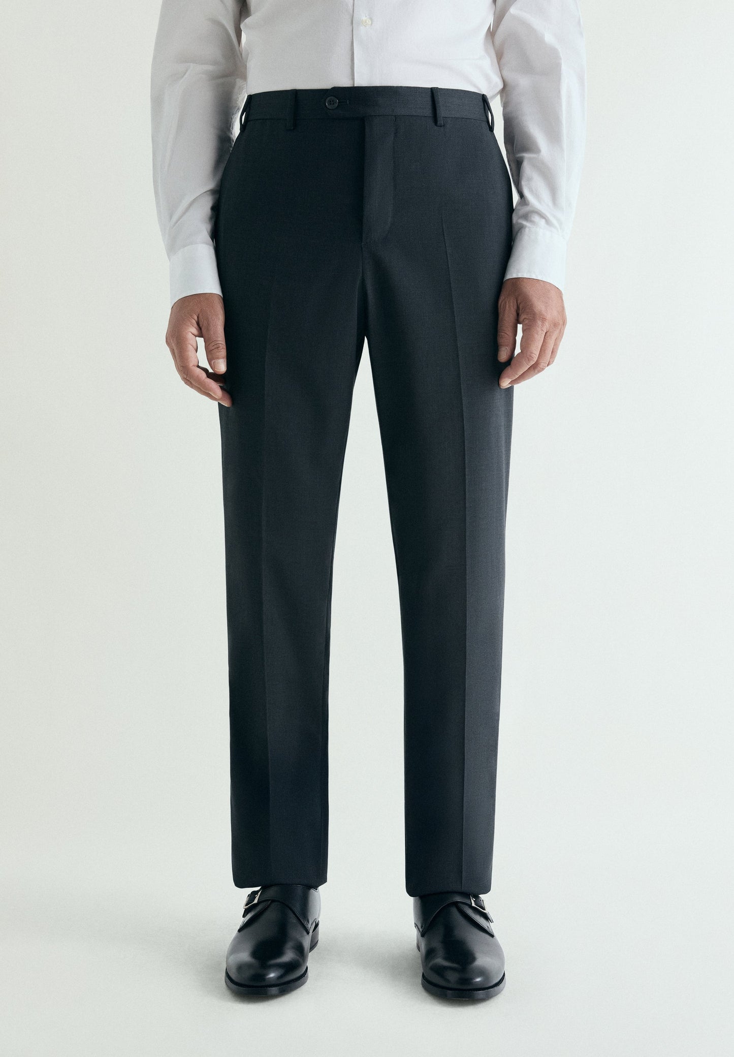 ZIGNONE COLD WOOL SUIT TROUSERS