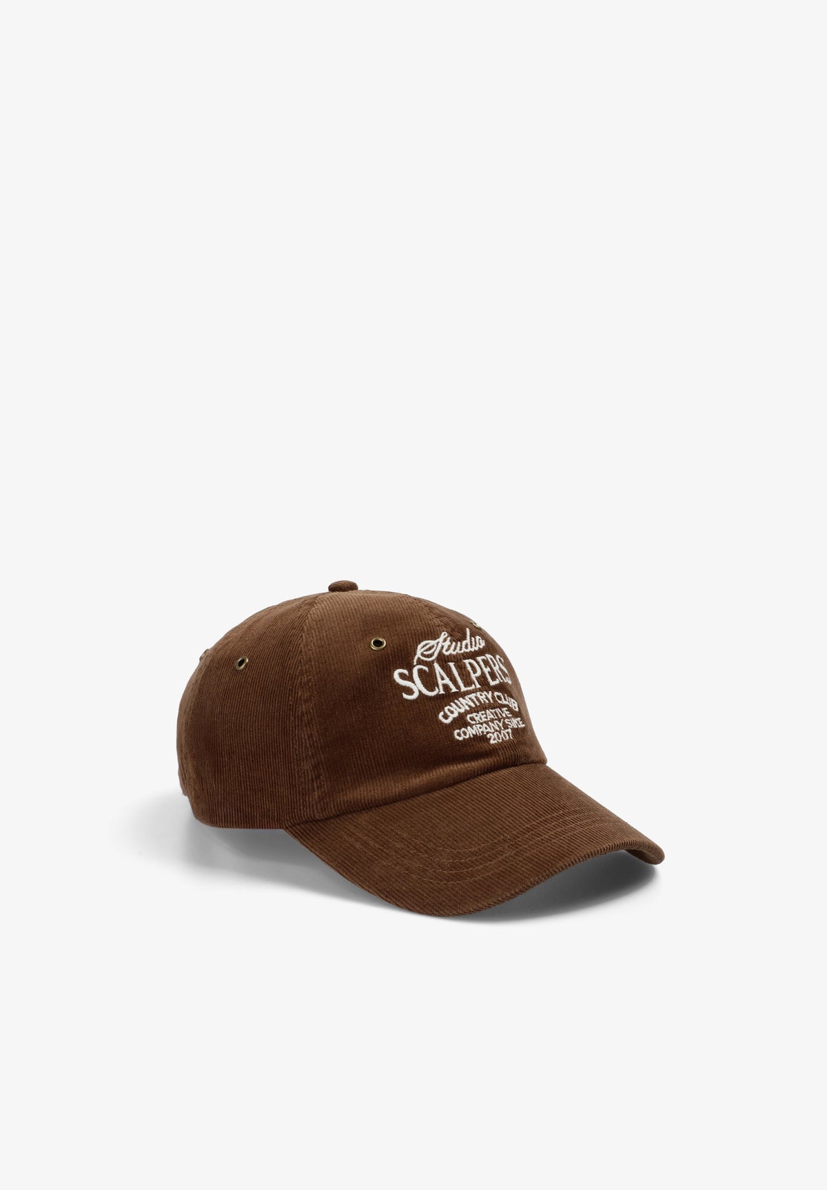 EMBROIDERED CORDUROY CAP