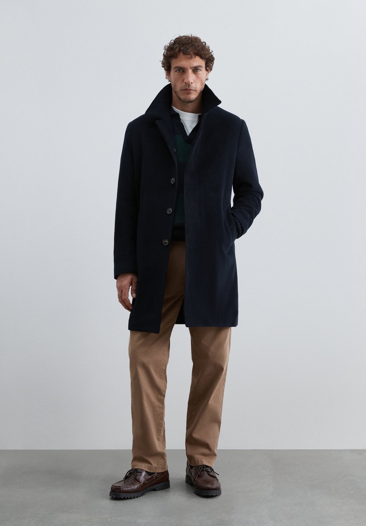 CLASSIC TESSUTI PRATESI WOOL COAT