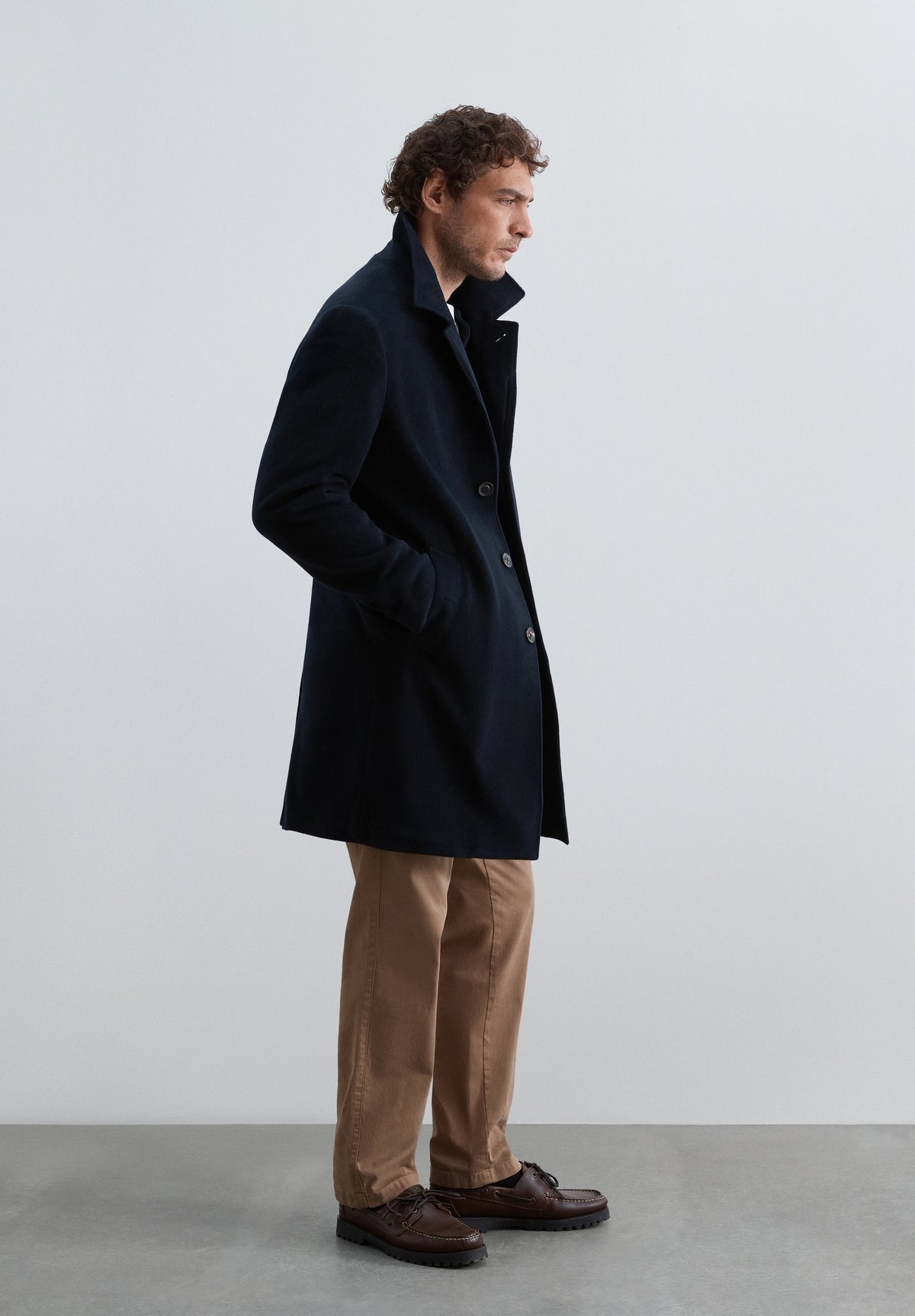 CLASSIC TESSUTI PRATESI WOOL COAT