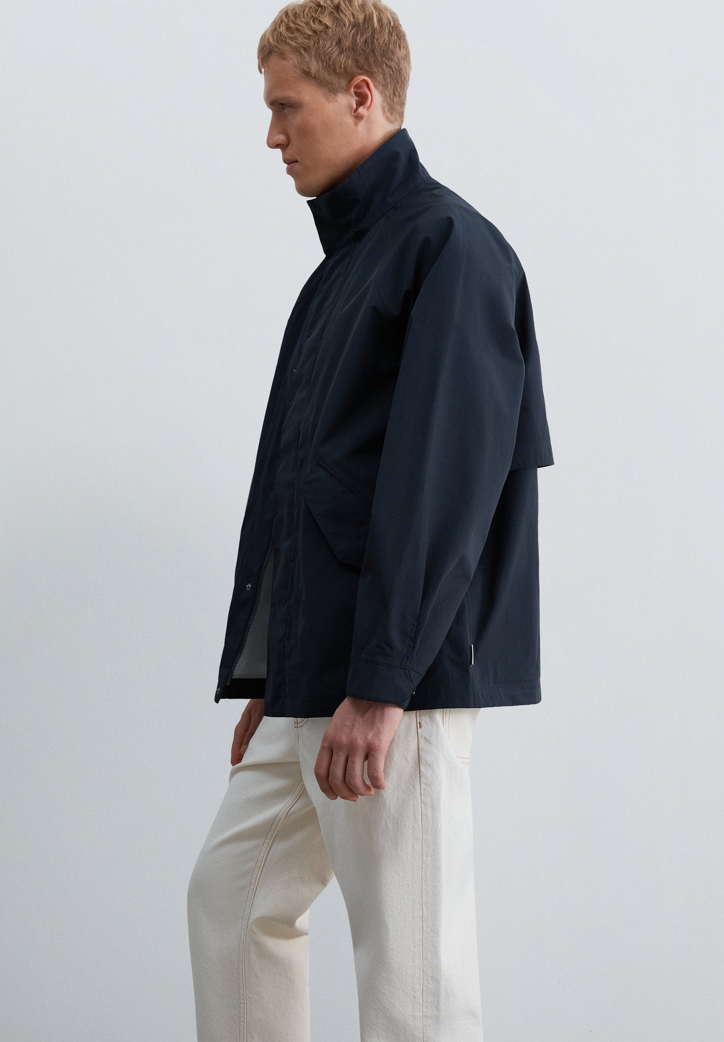 WATERPROOF TECHNICAL HIGH COLLAR JACKET