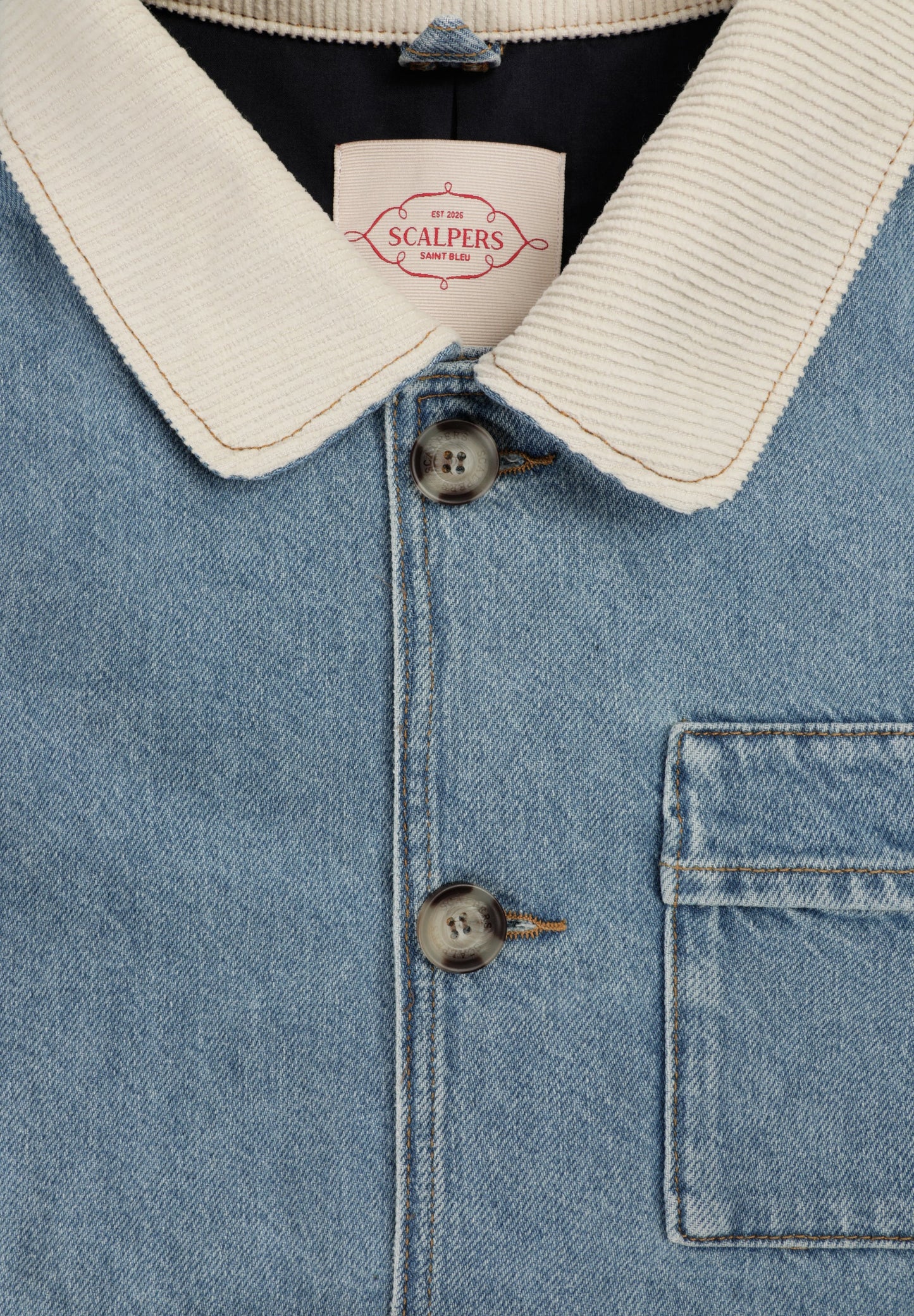 MULTI-POCKET DENIM JACKET