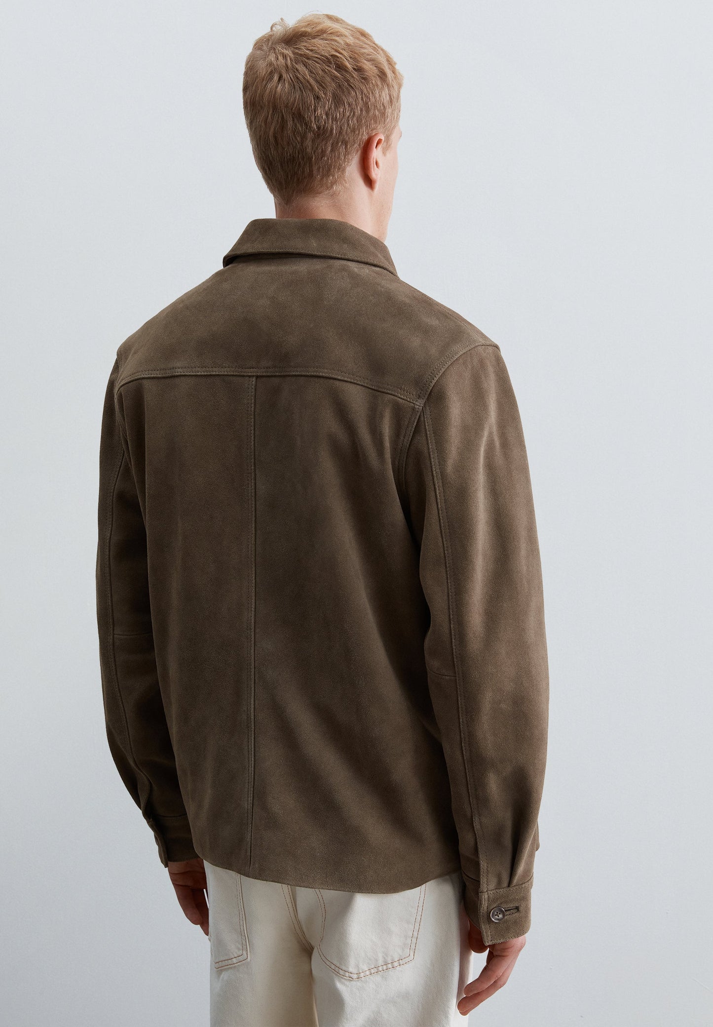 SUEDE JACKET WITH POCKETS