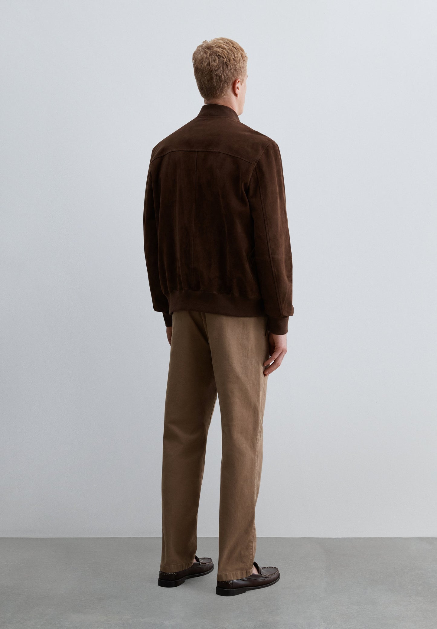 SUEDE BOMBER JACKET