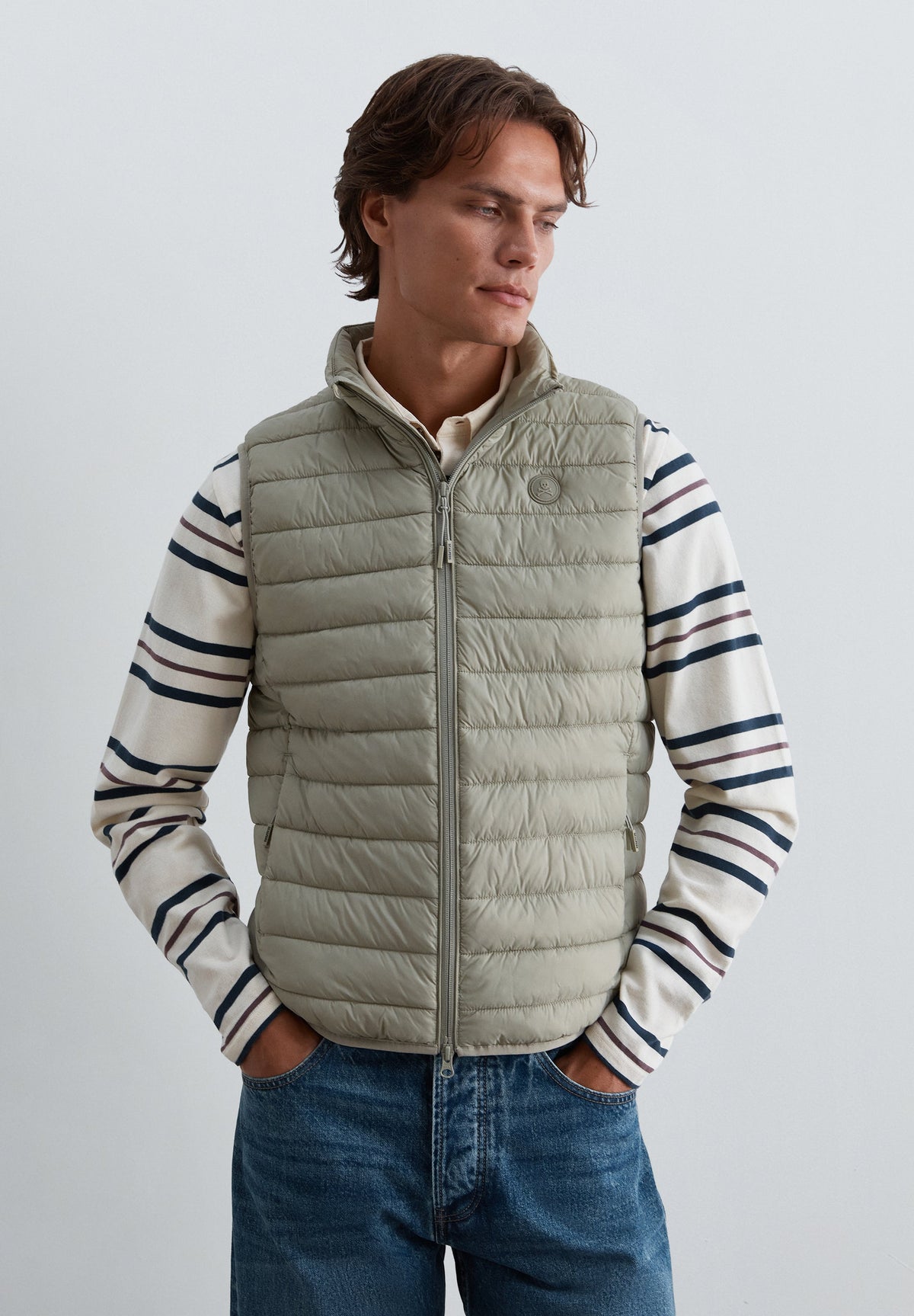 WATER-REPELLENT QUILTED WAISTCOAT