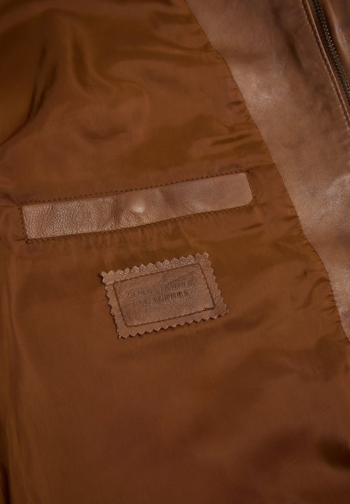 LEATHER JACKET WITH POCKETS