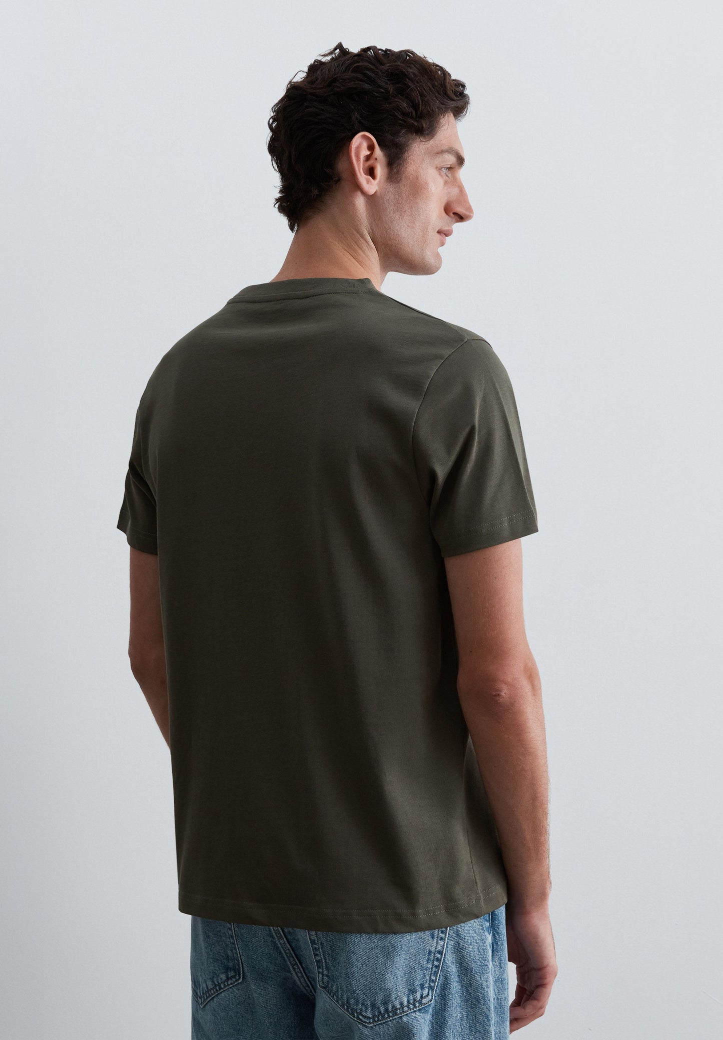 HEAVY KNIT EMBROIDERED T-SHIRT