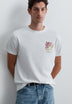 REGULAR FIT EMBROIDERED T-SHIRT