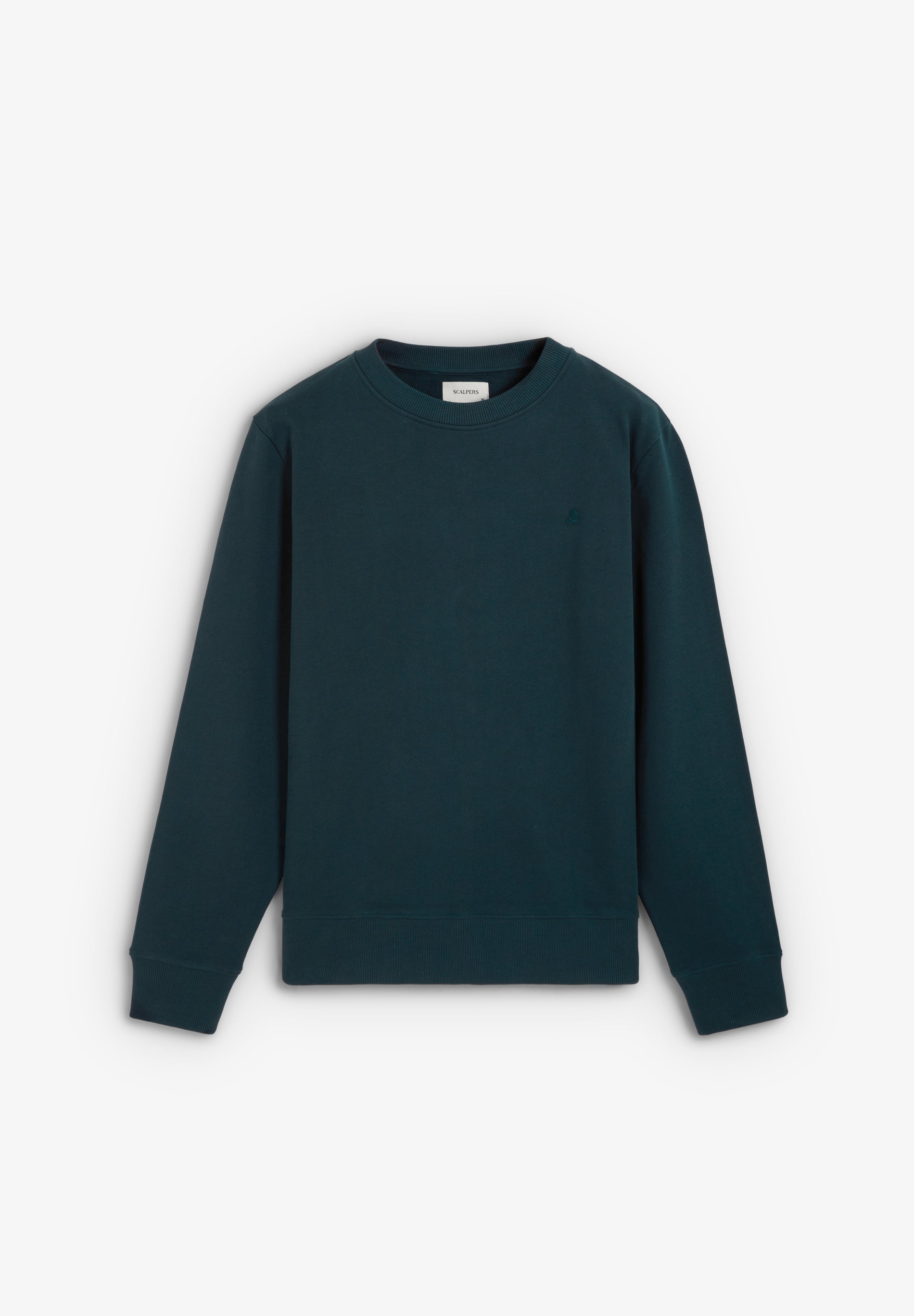CREWNECK SWEATSHIRT WITH TONAL EMBROIDERY