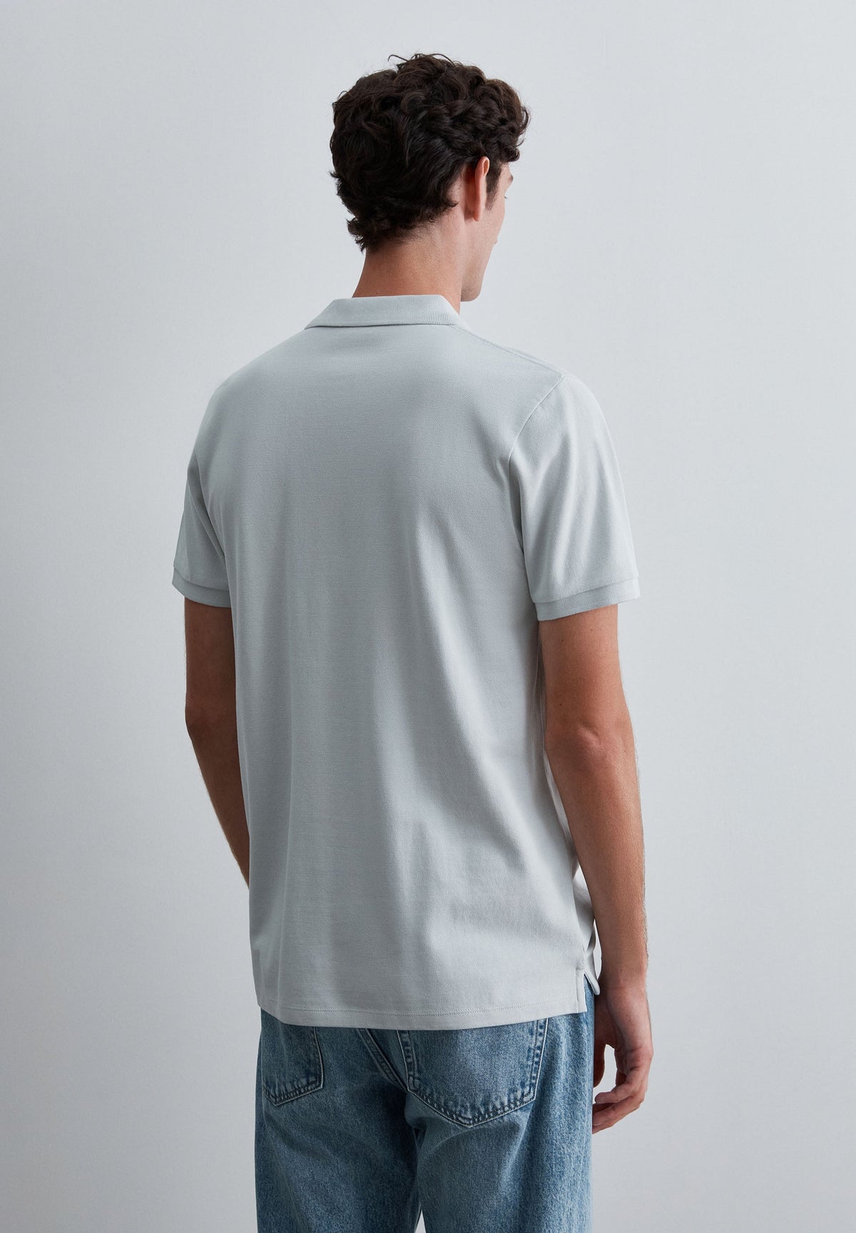PIQUÉ POLO SHIRT WITH CONTRAST SKULL