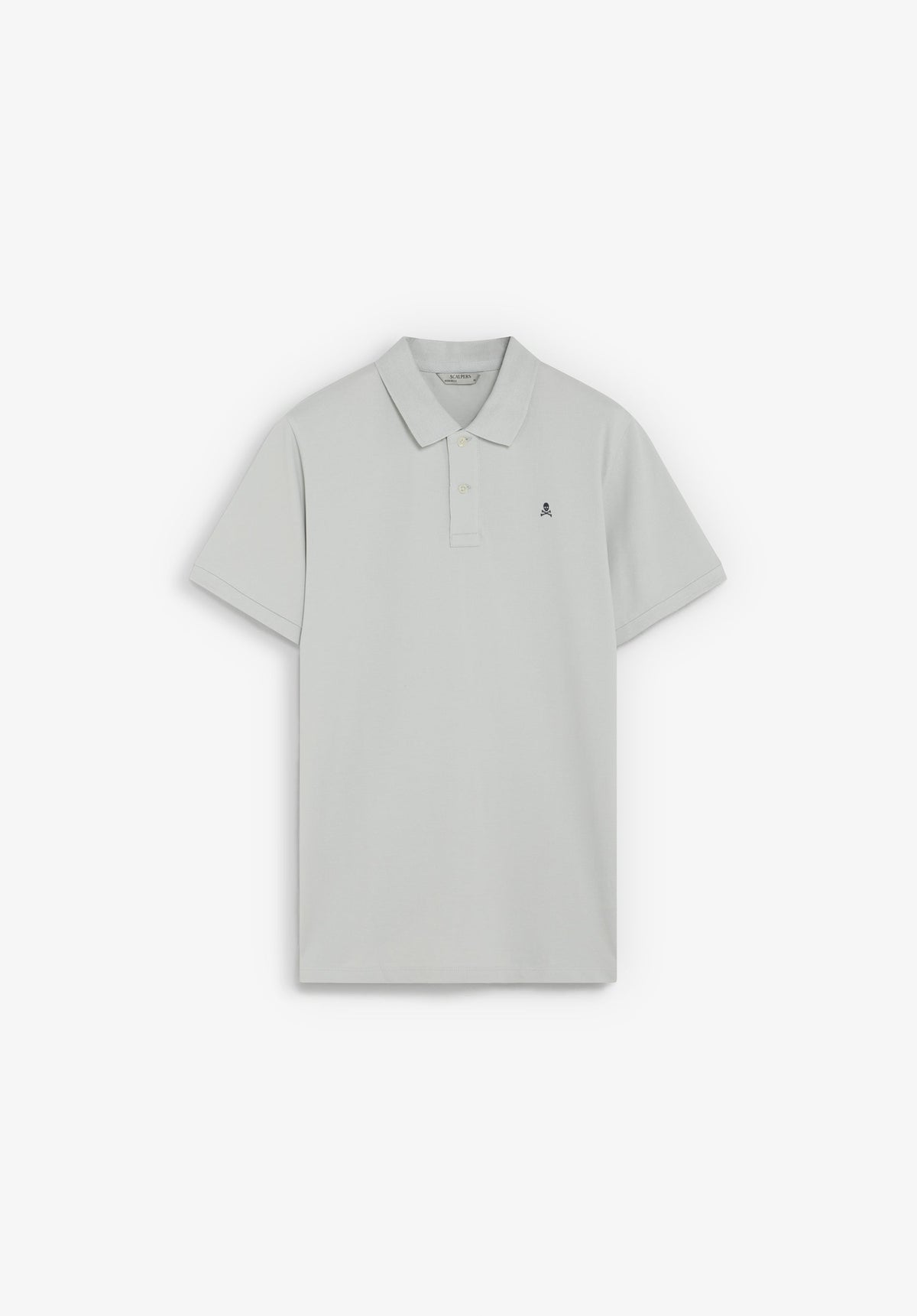 PIQUÉ POLO SHIRT WITH CONTRAST SKULL
