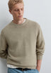 TEXTURED COTTON SWEATER