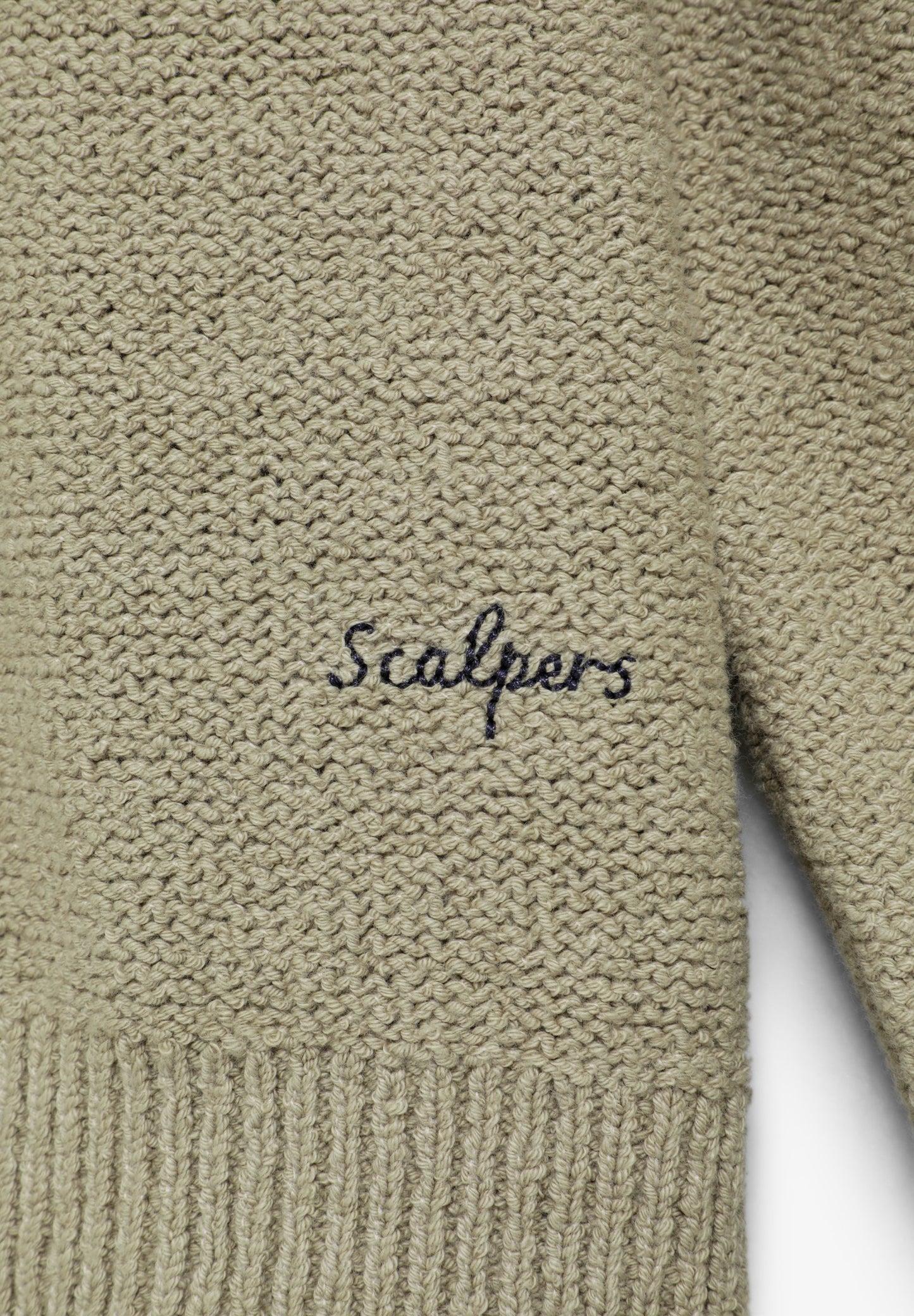 TEXTURED COTTON SWEATER