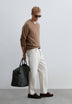KNIT V-NECK SWEATER