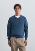KNIT V-NECK SWEATER
