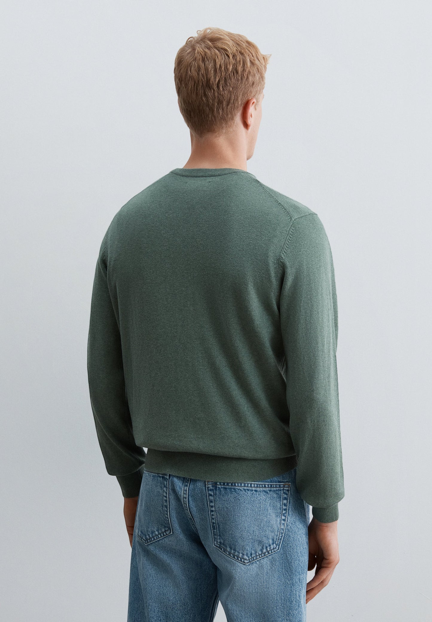 COTTON KNIT BLEND SWEATER