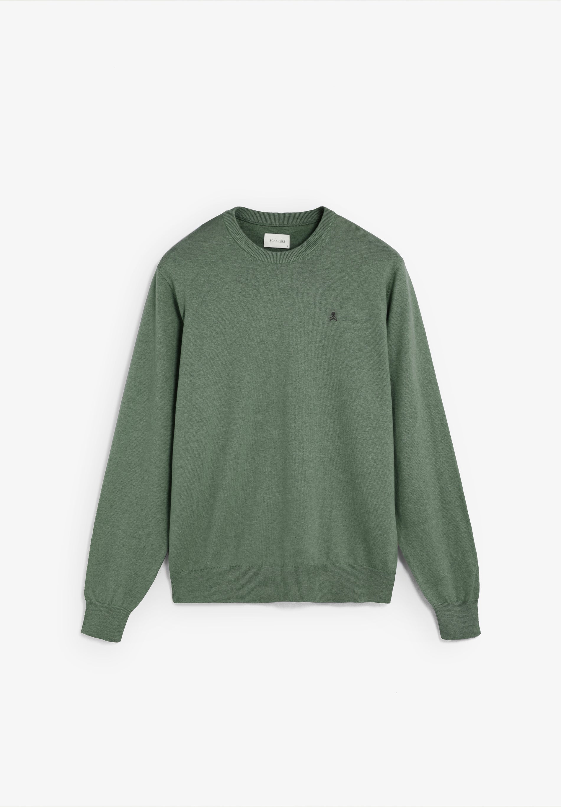 COTTON KNIT BLEND SWEATER