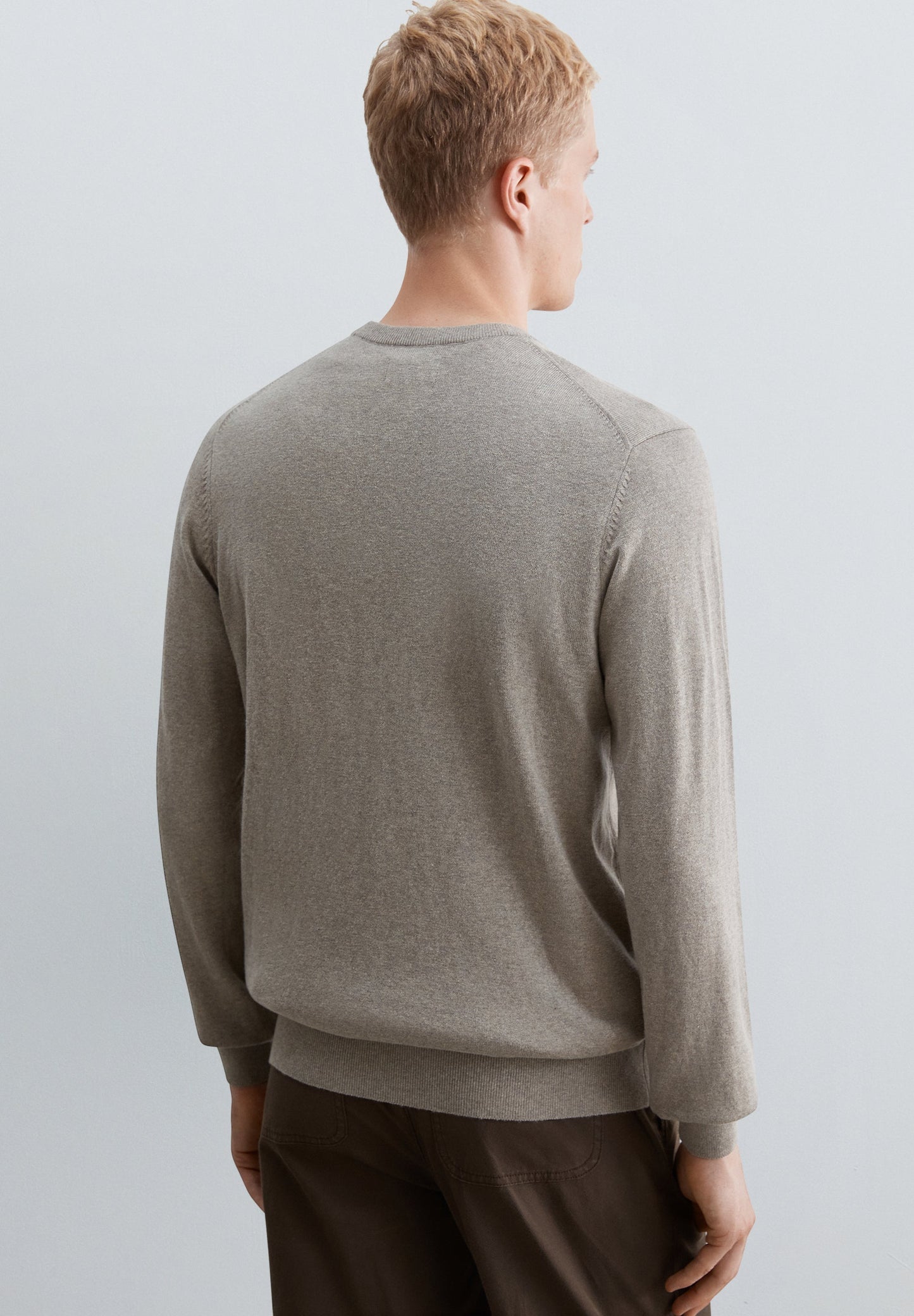 COTTON KNIT BLEND SWEATER