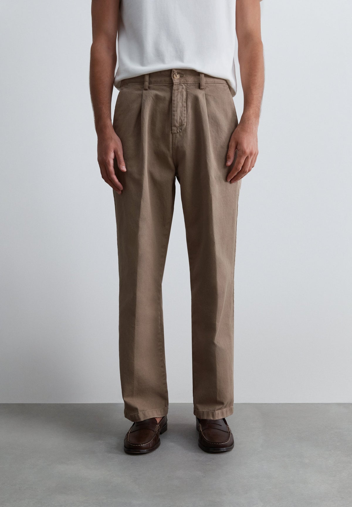 LOOSE FIT CHINO TROUSERS