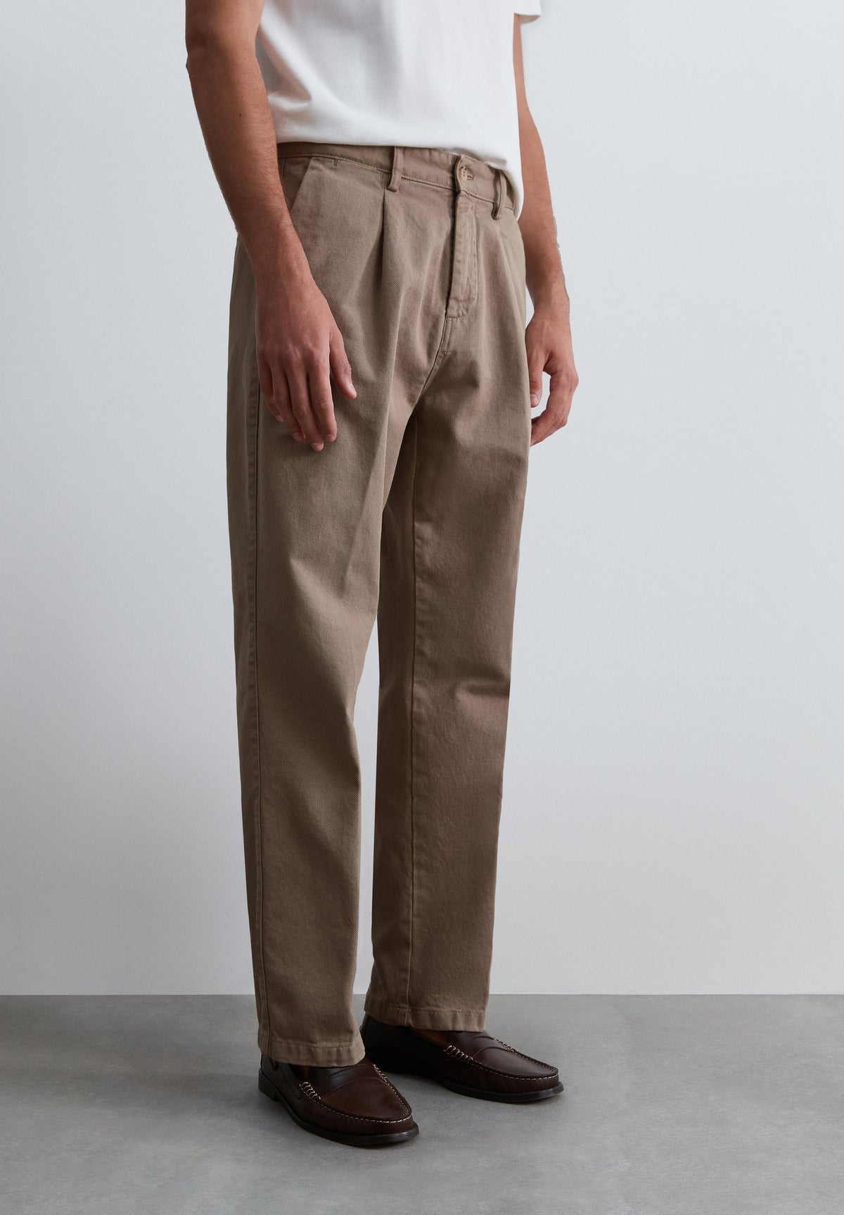 LOOSE FIT CHINO TROUSERS