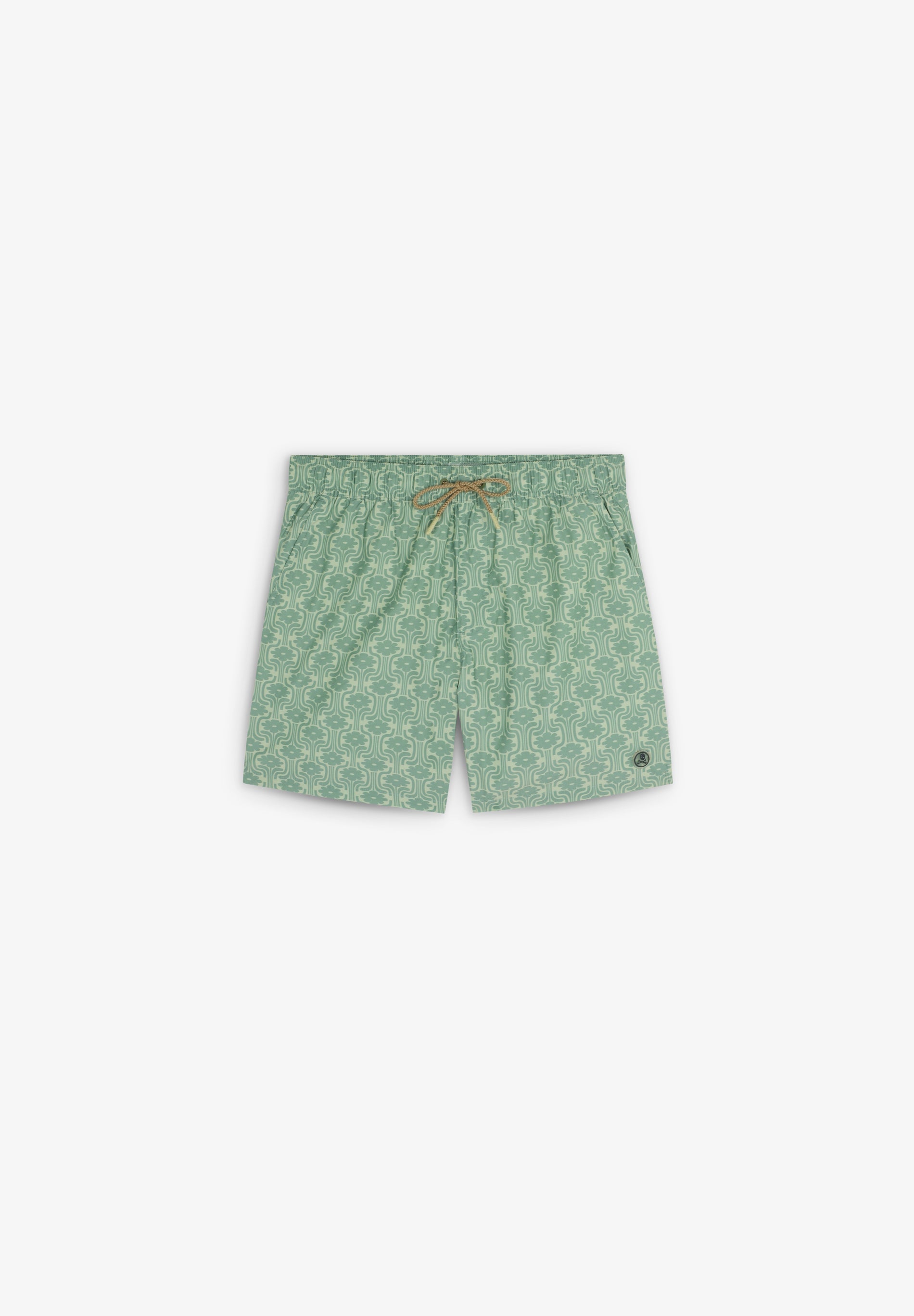FLORAL MOTIF SWIMMING TRUNKS