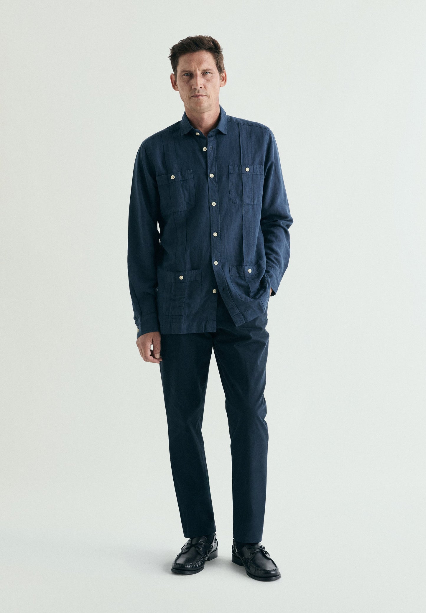 LINEN SAFARI SHIRT