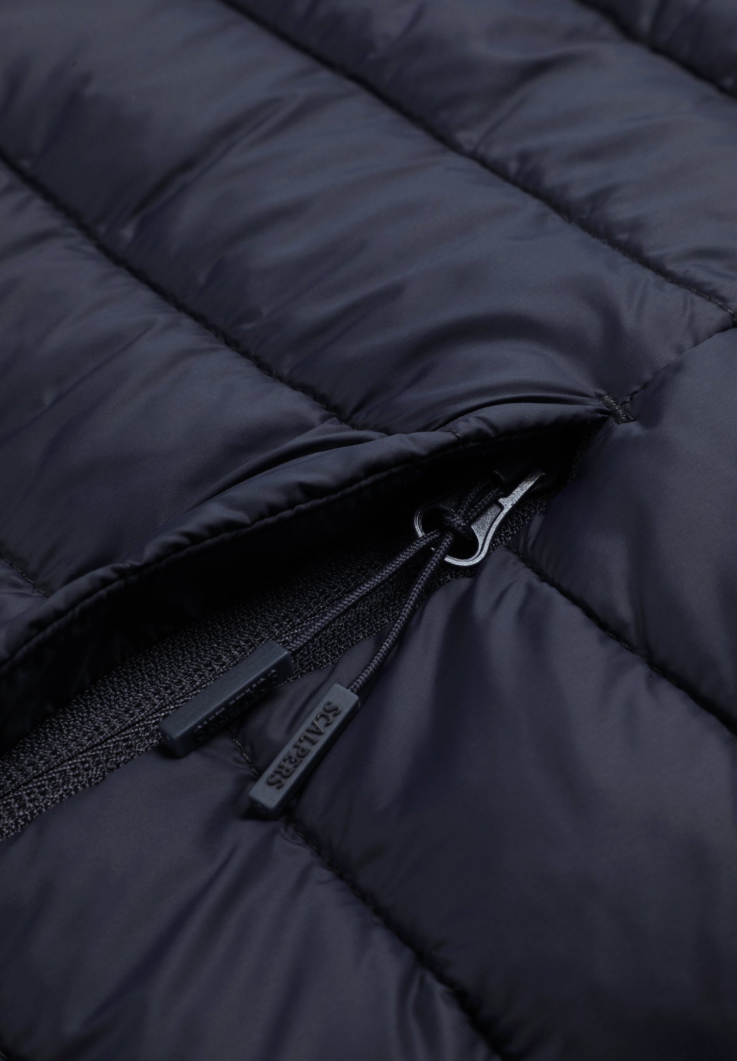 PUFFER JACKET WITH SKULL DETAIL