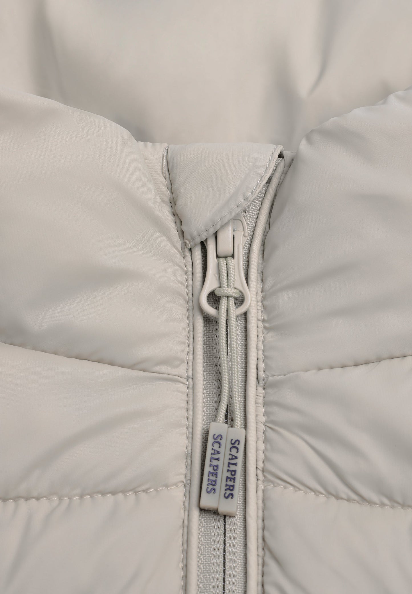 PUFFER GILET WITH SKULL PATCH