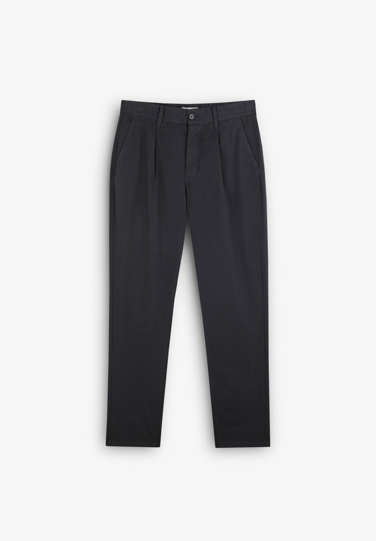 PLEATED CHINO TROUSERS
