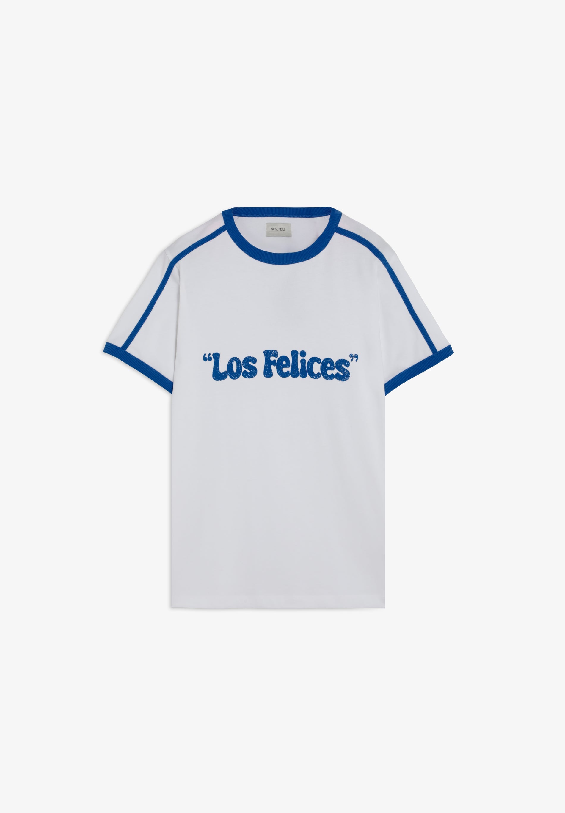 CONTRAST RIBBED T-SHIRT  | LE CHIRINGUITO