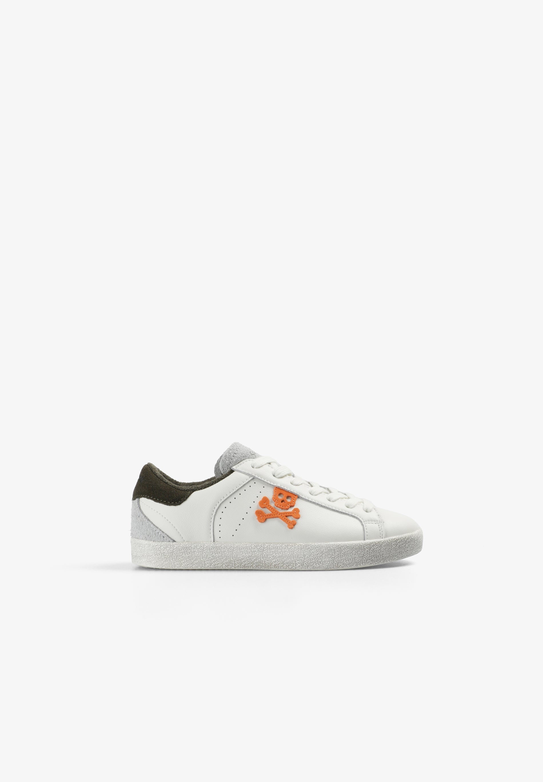 SUEDE SNEAKERS WITH SKULL