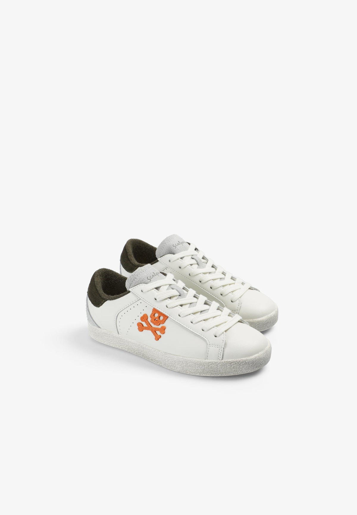 SUEDE SNEAKERS WITH SKULL