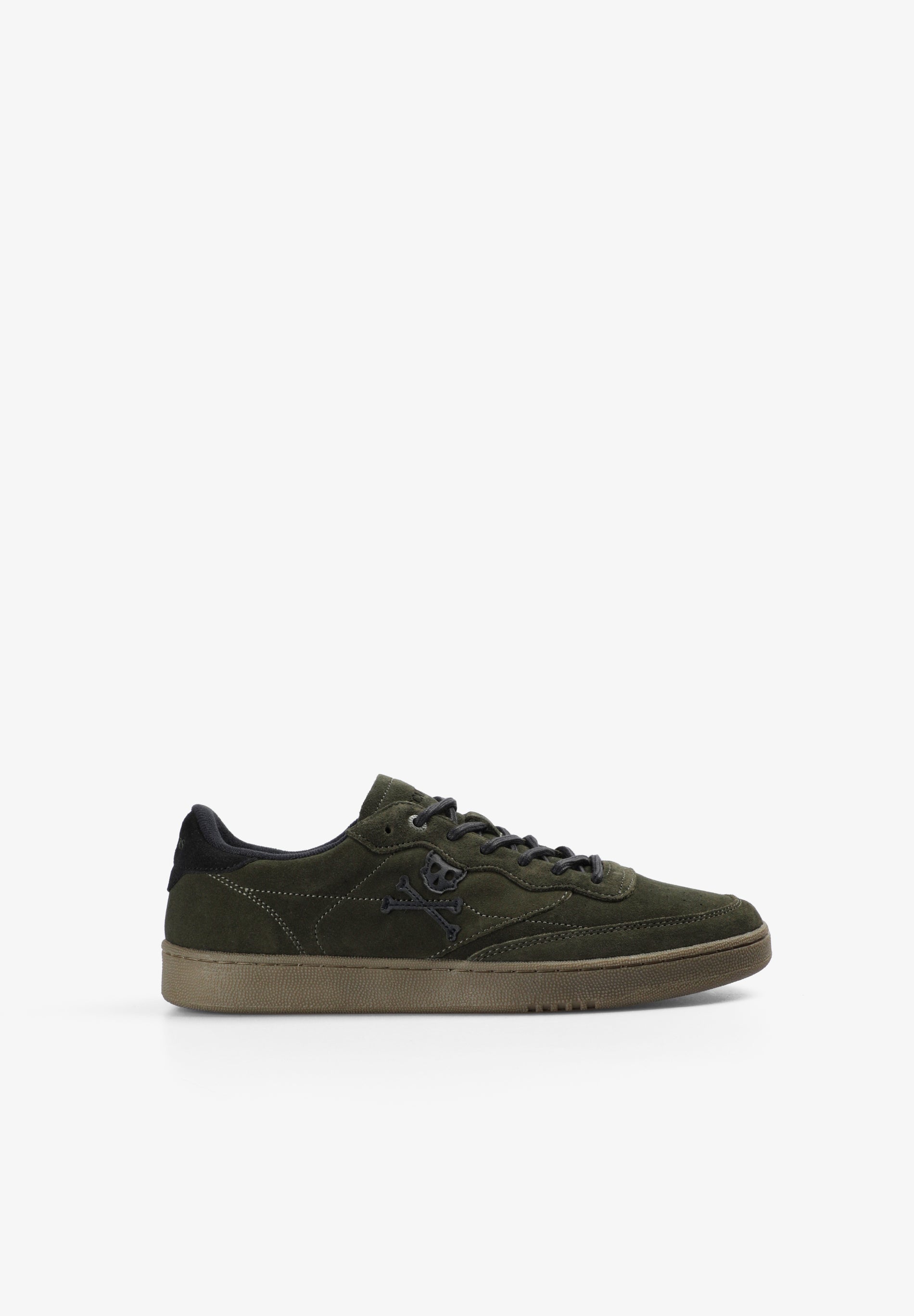 SUEDE SNEAKERS WITH SKULL