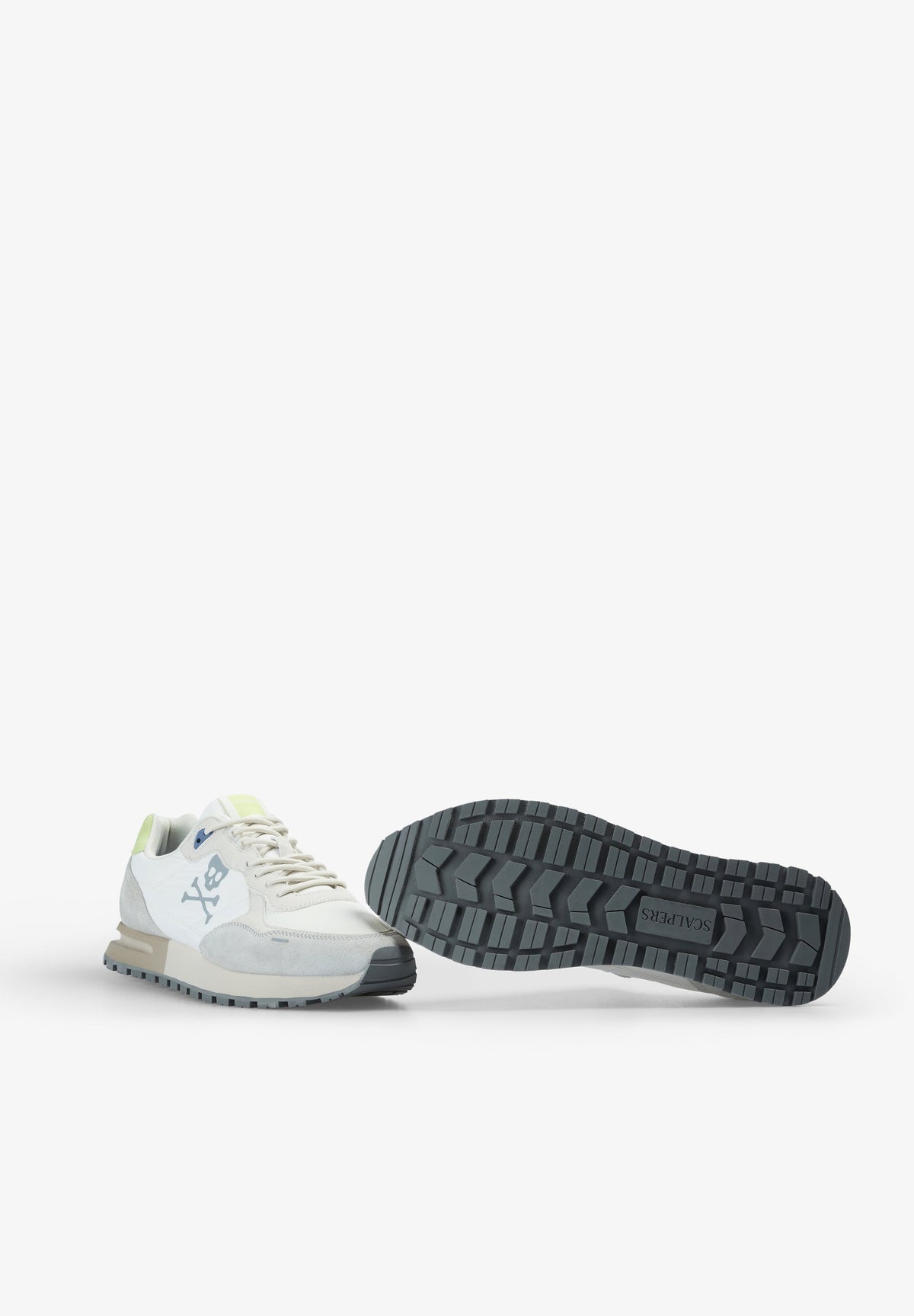 COMBINED LEATHER SNEAKERS