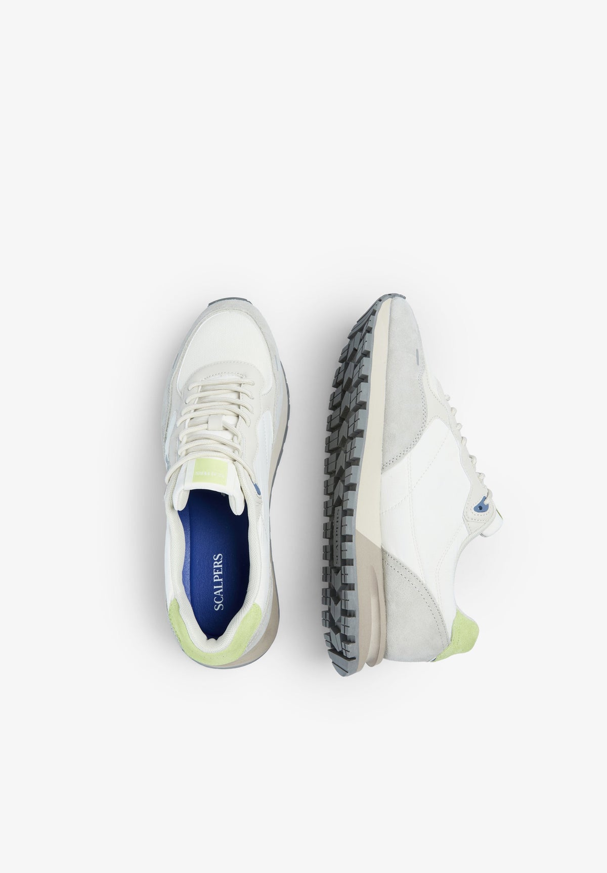 COMBINED LEATHER SNEAKERS
