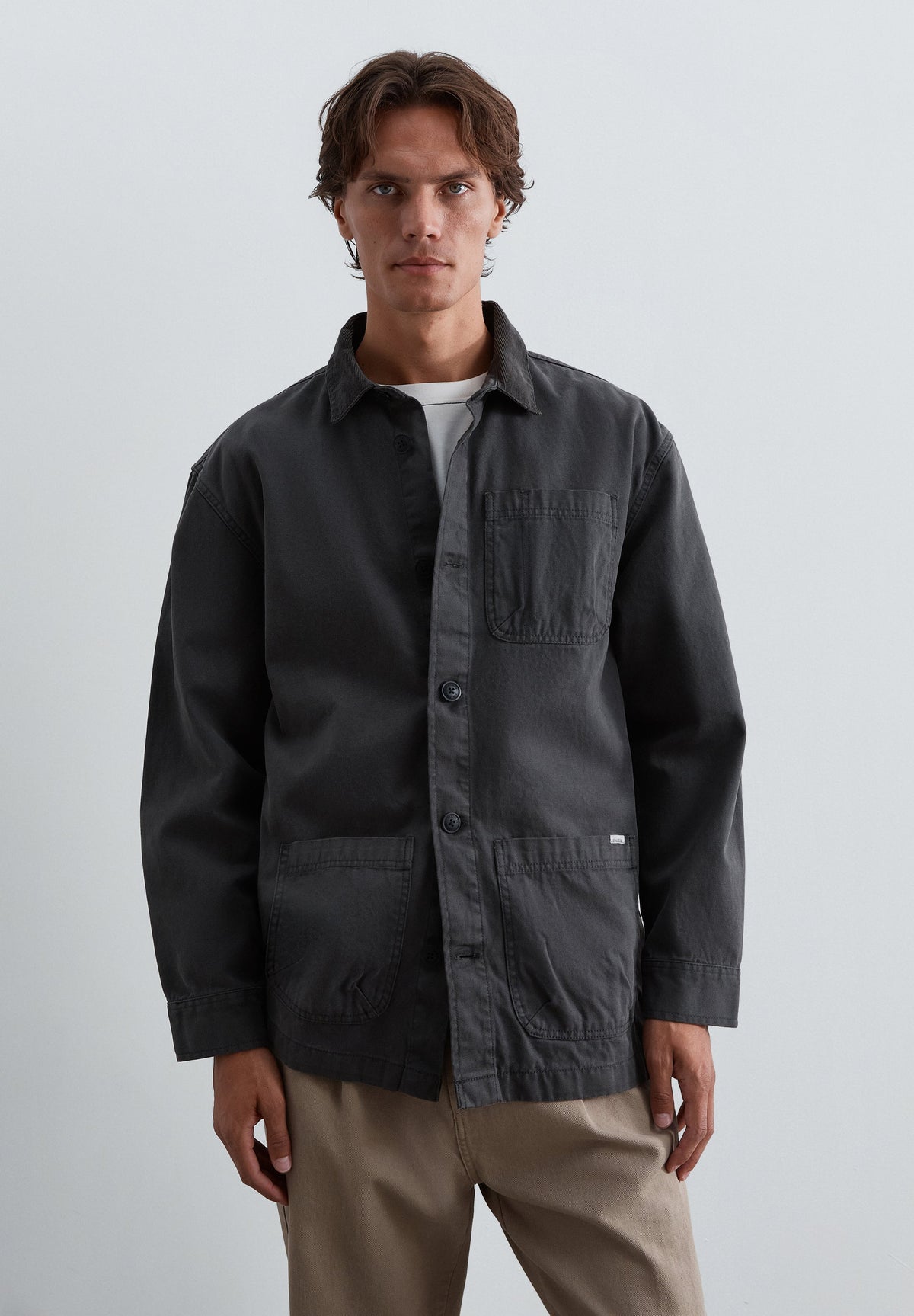 FADED OVERSHIRT WITH POCKETS