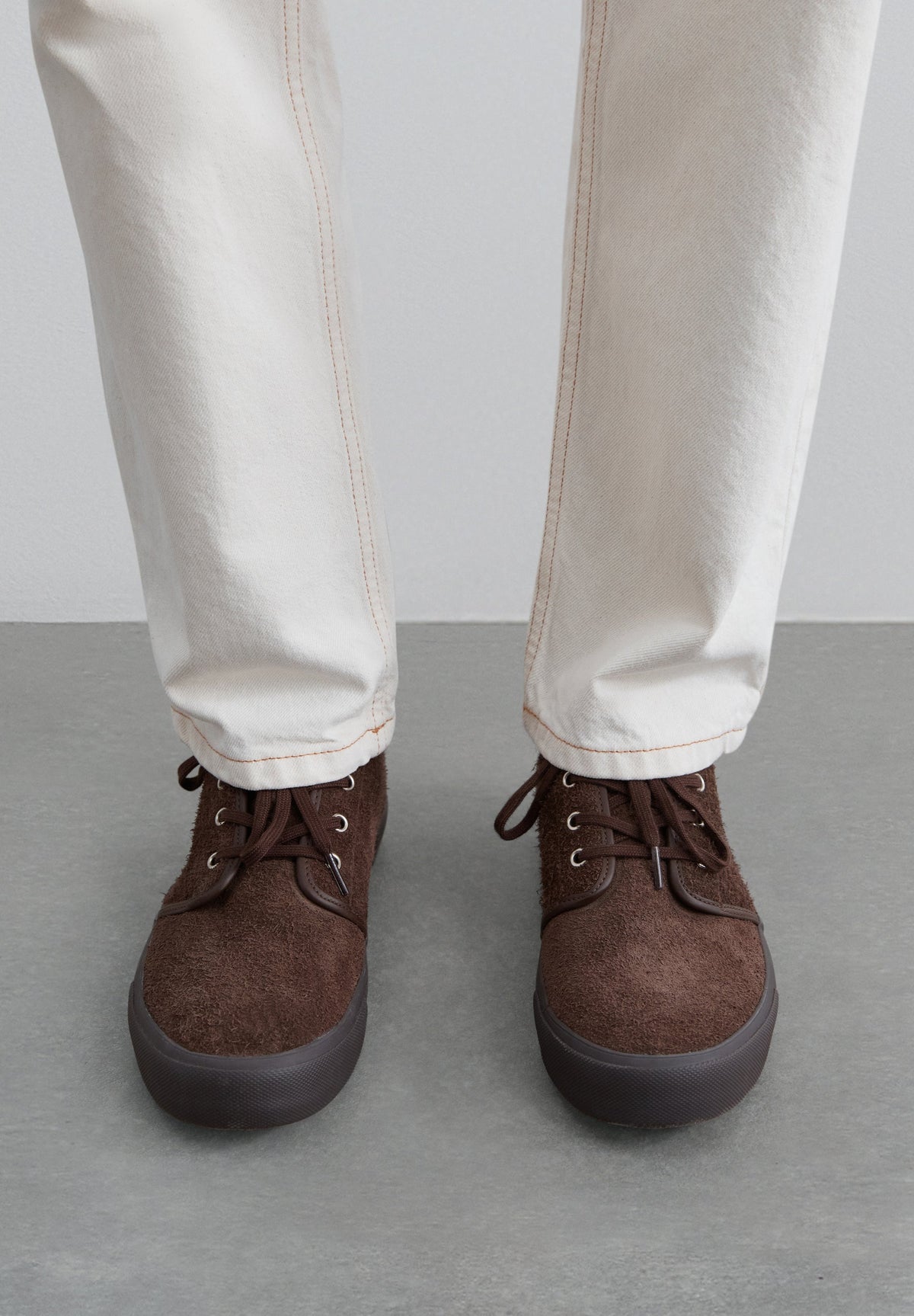 SUEDE HIGH TOP SNEAKERS