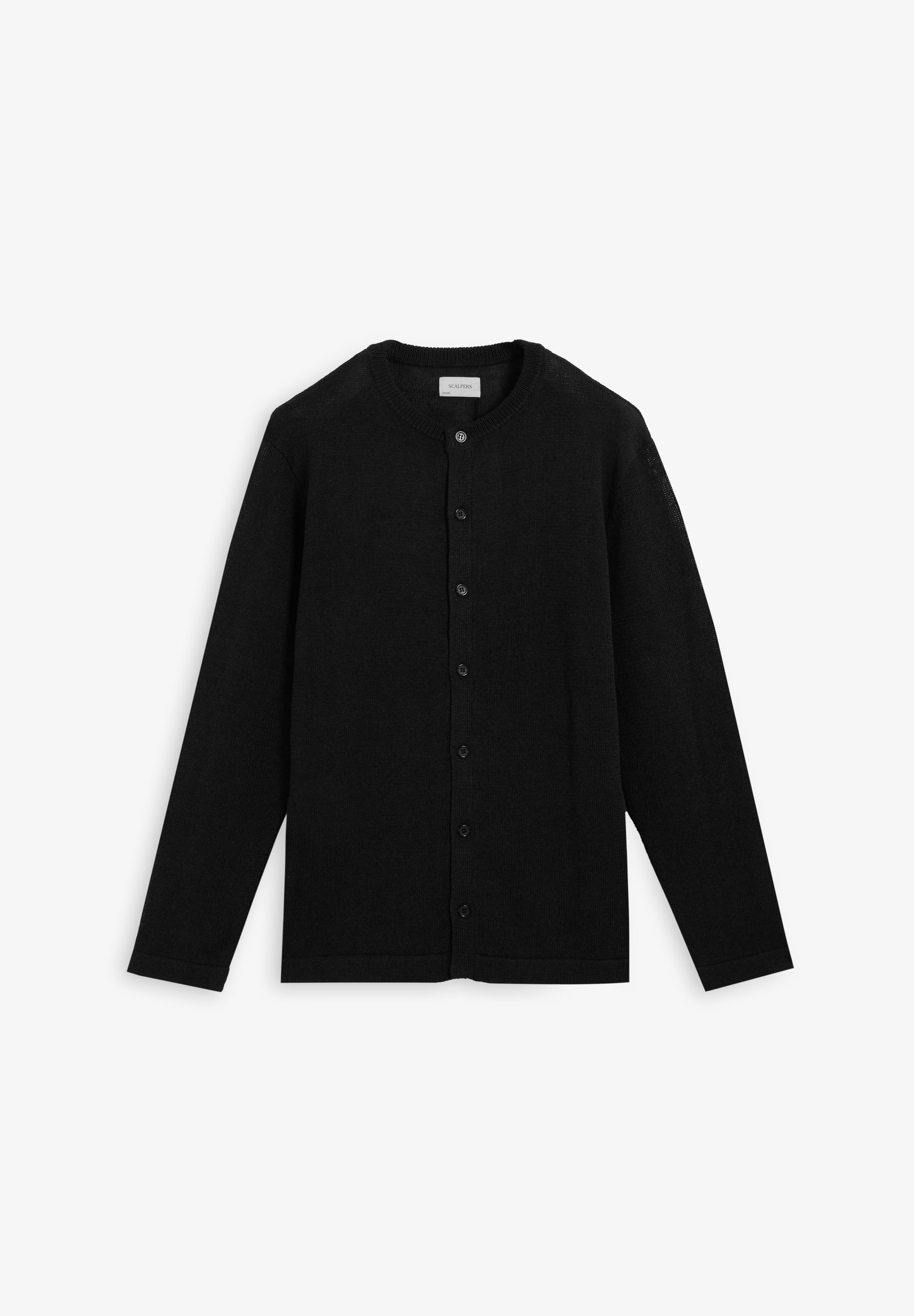 RELAXED FIT LINEN CARDIGAN