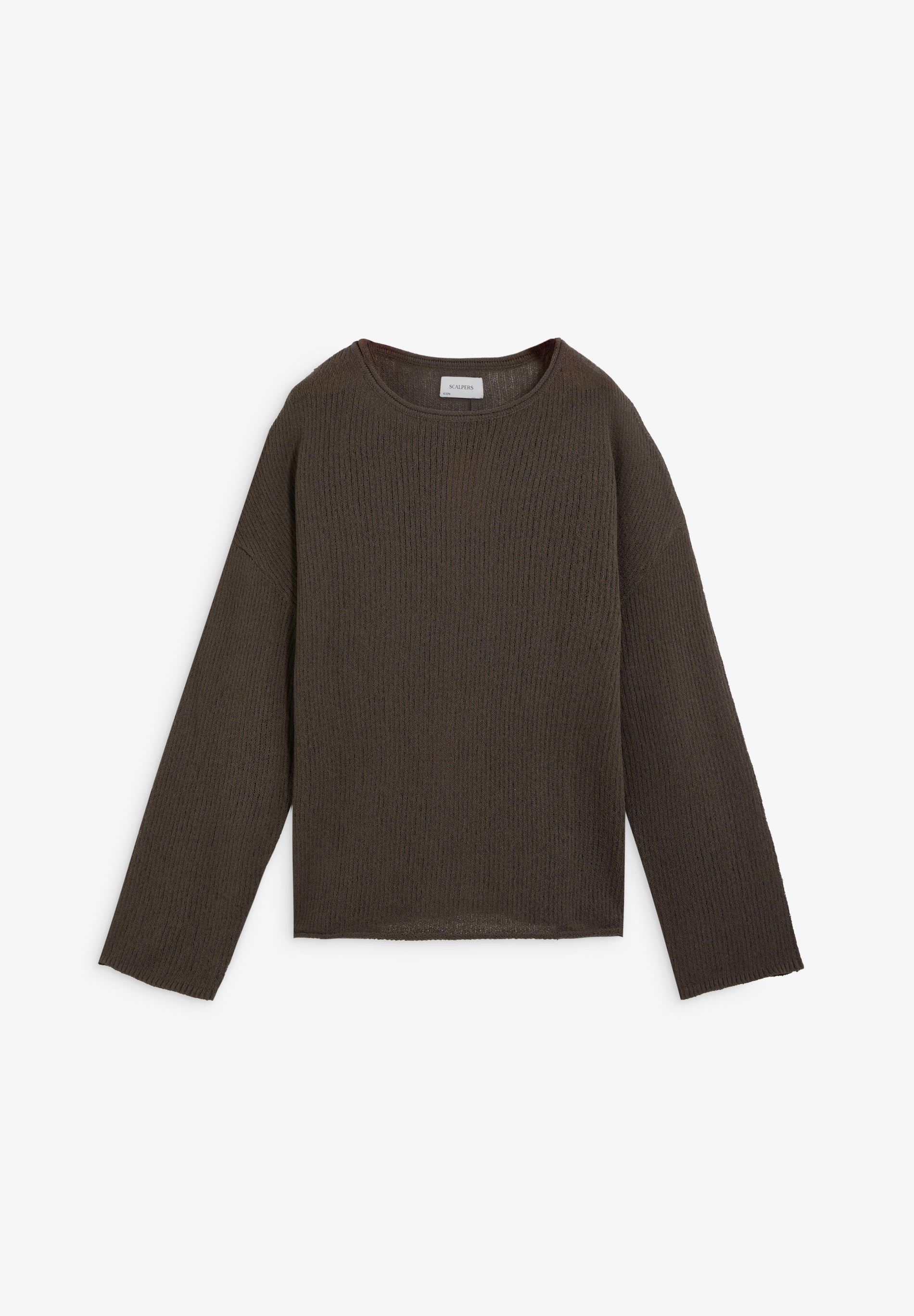LIGHTWEIGHT COTTON KNIT SWEATER