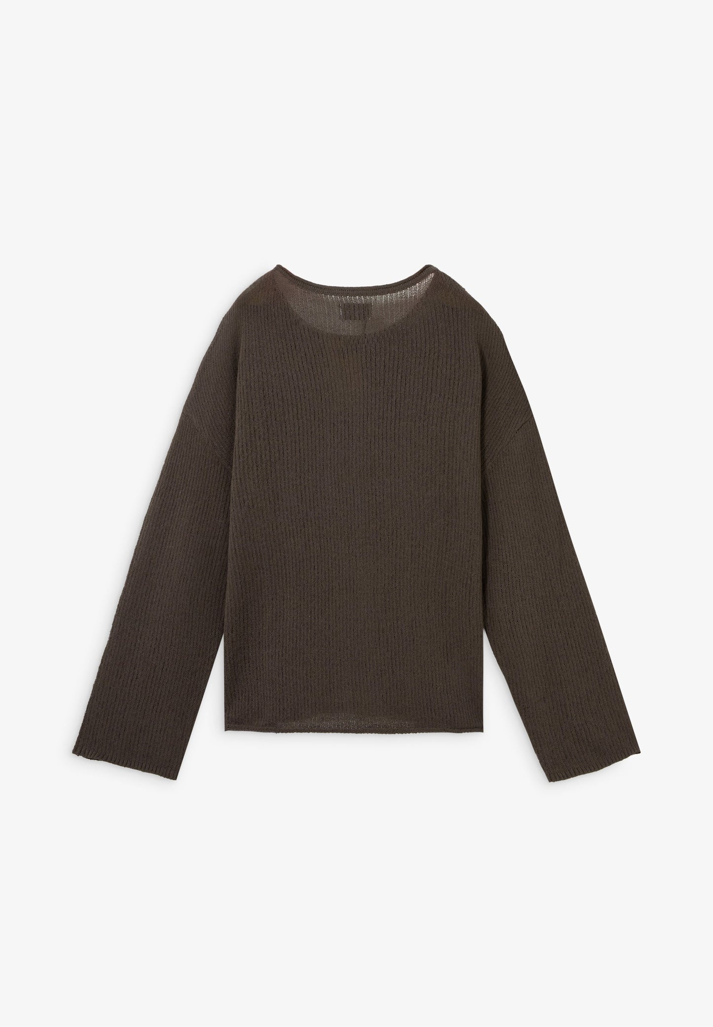 LIGHTWEIGHT COTTON KNIT SWEATER