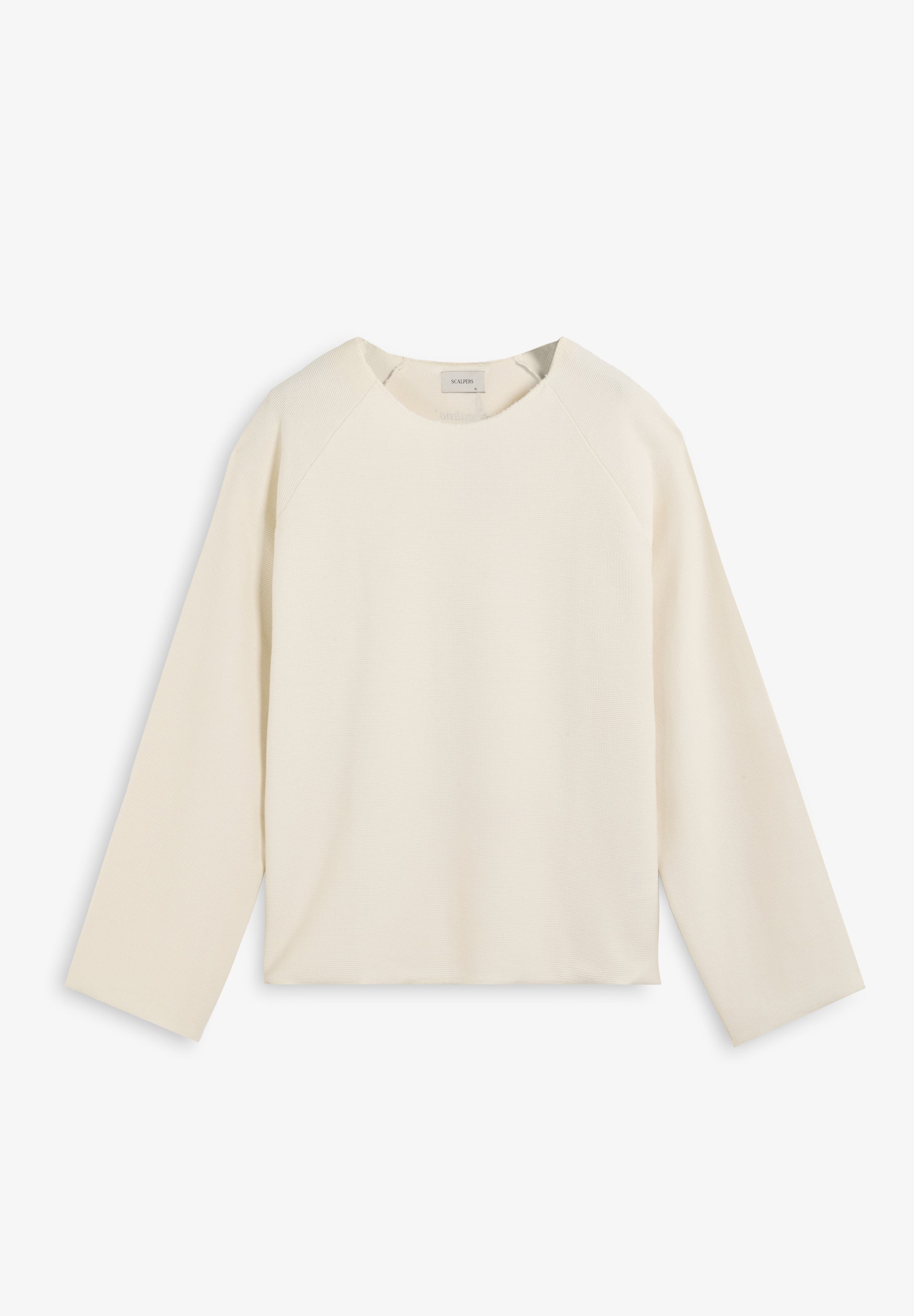 WAFFLE TEXTURED SWEATER