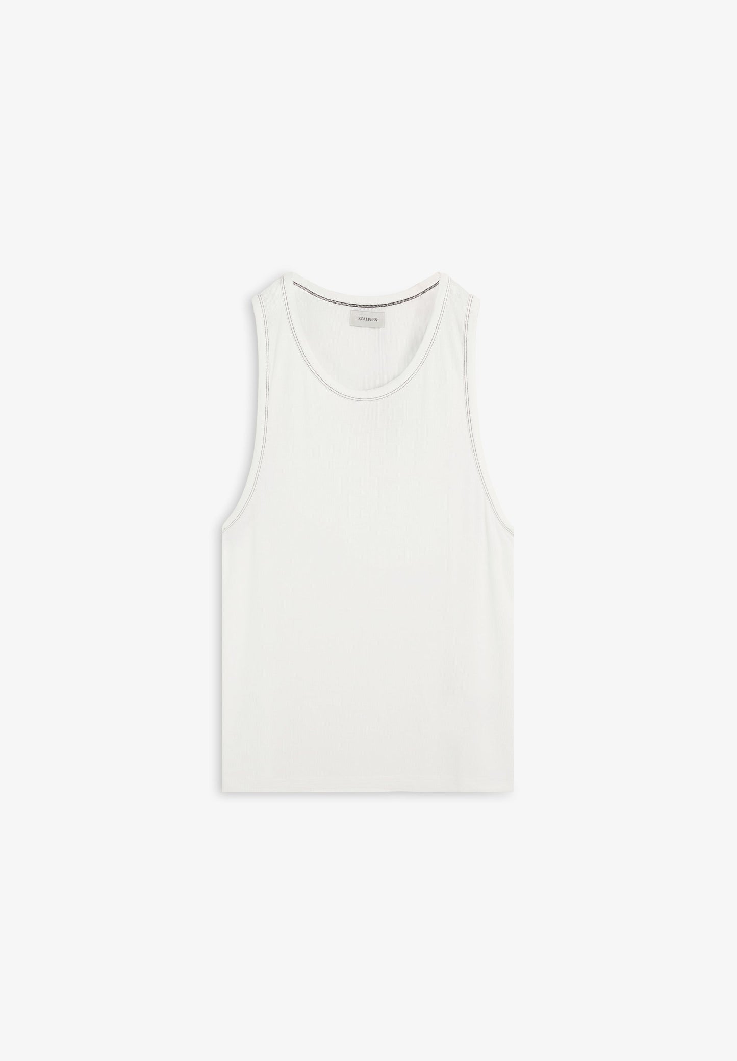 TANK TOP WITH CONTRAST STITCHING