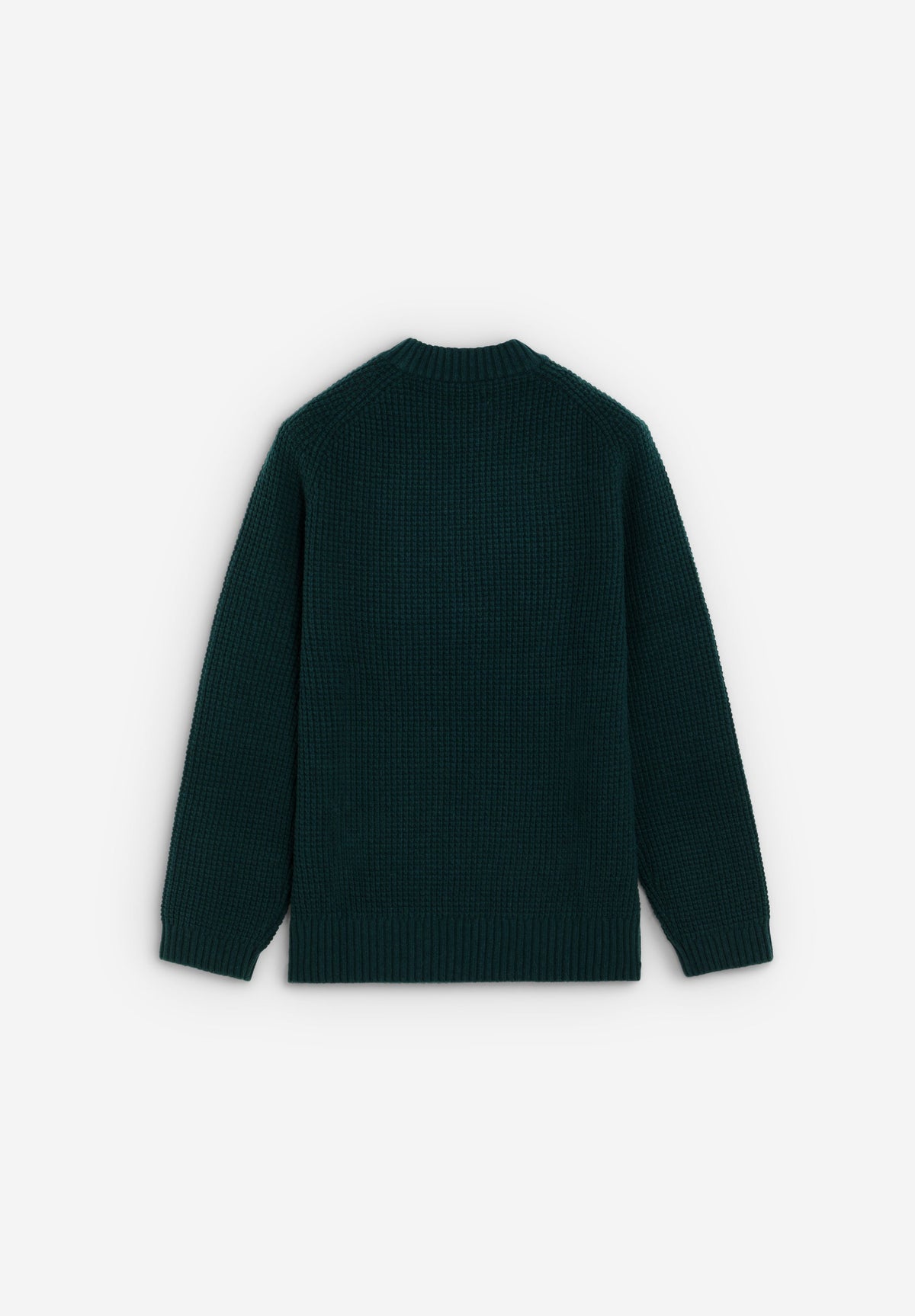 WAFFLE KNIT SWEATER