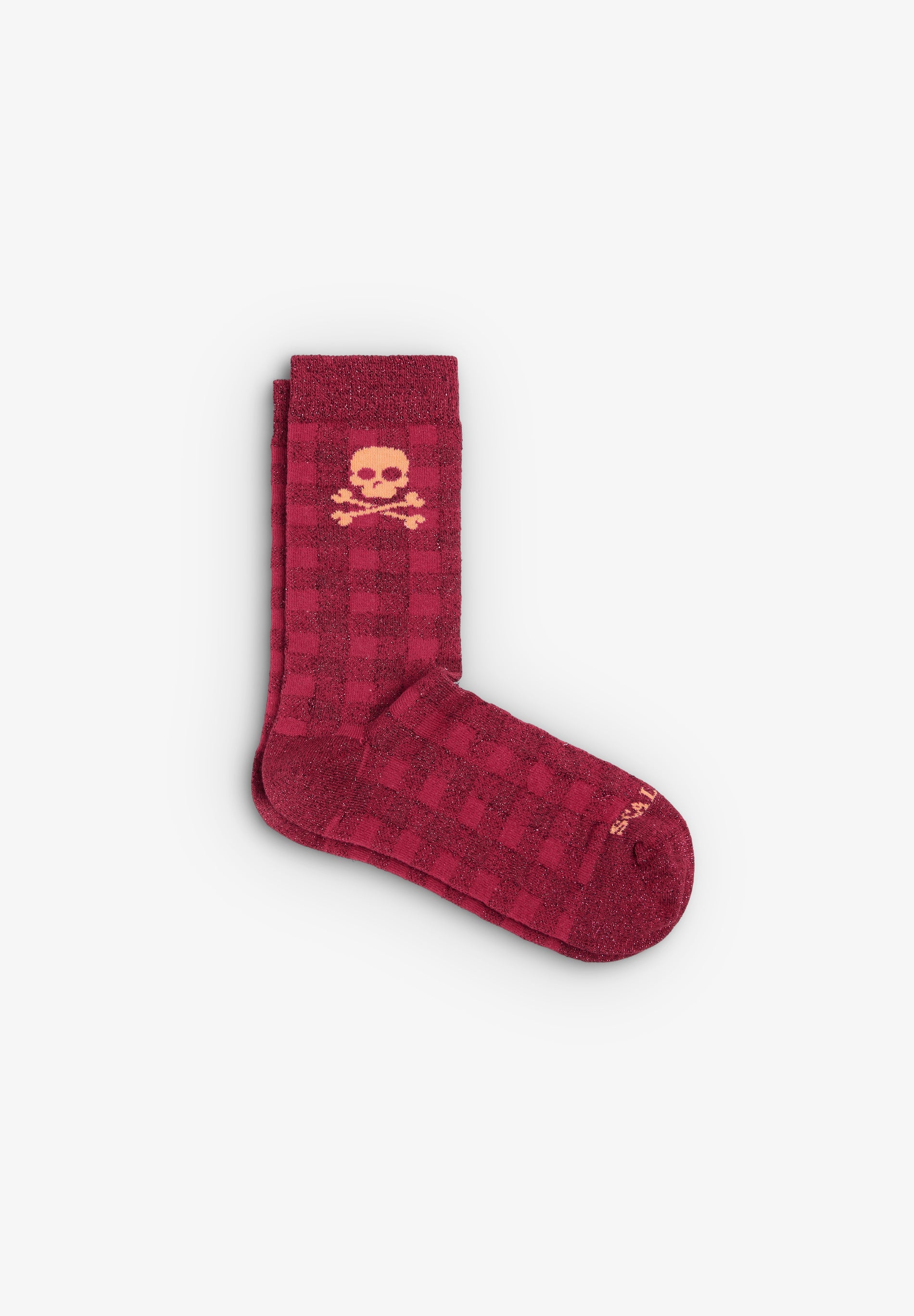 GINGHAM SOCKS WITH LUREX