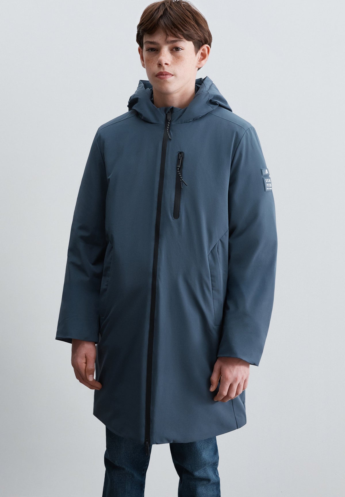 WATER REPELLENT HOODED PARKA