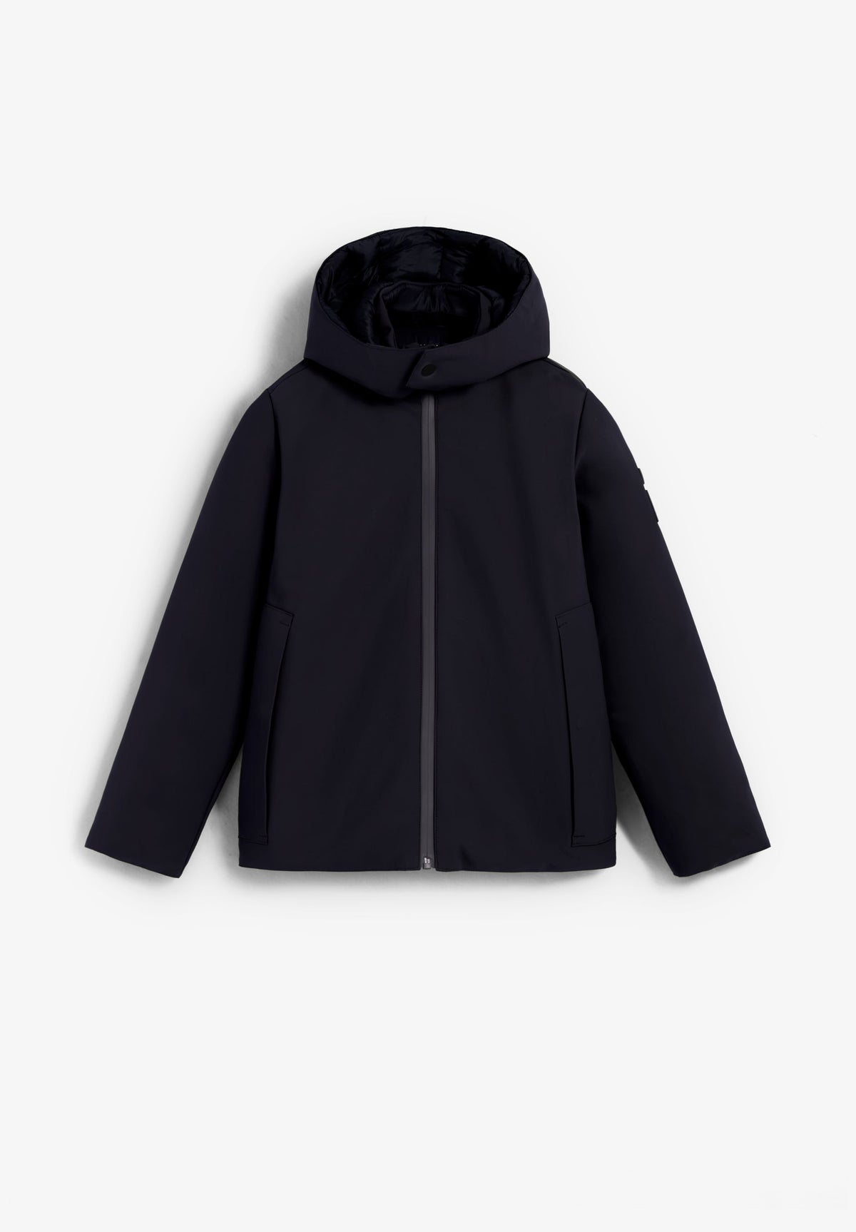 REVERSIBLE JACKET WITH HOOD