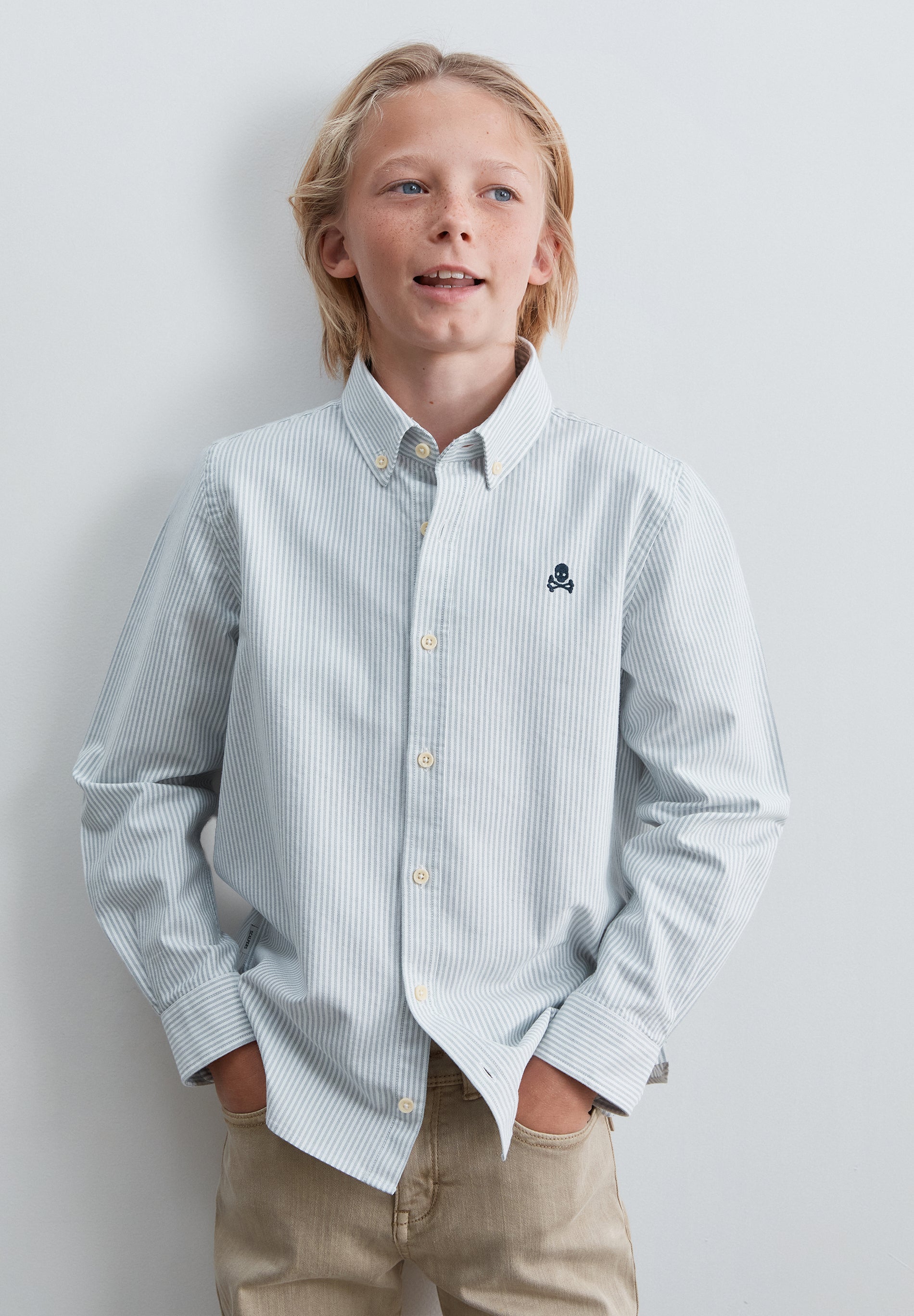 STRIPED OXFORD SHIRT